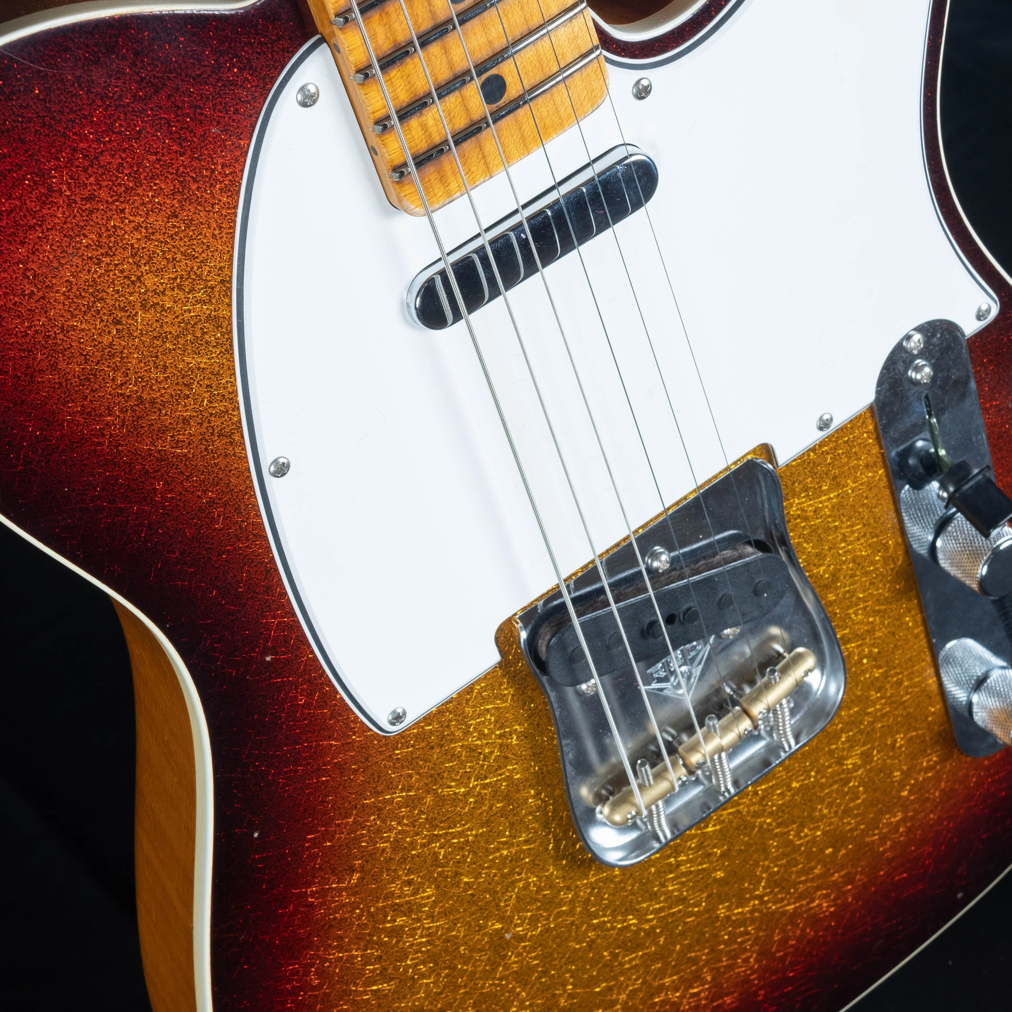 Fender Custom Shop Limited Edition Postmodern Telecaster Journeyman Relic 3-Tone Sunburst Sparkle - Image 7