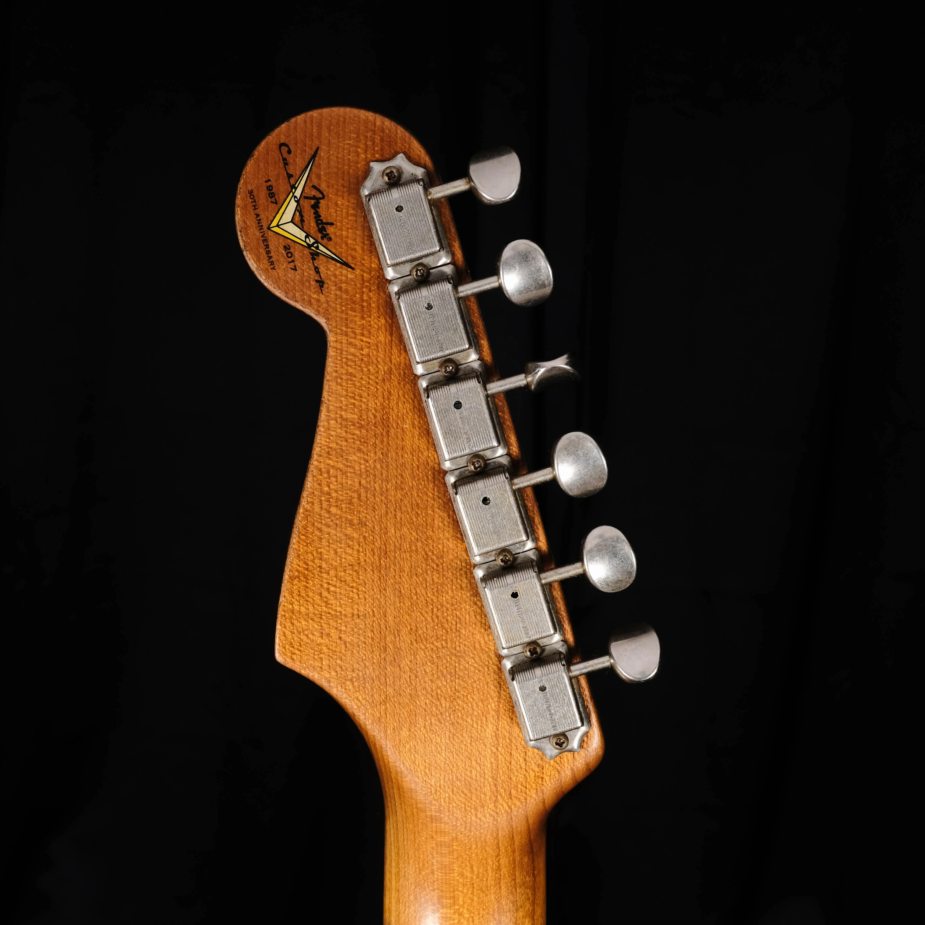 Fender Custom Shop Limited Edition Roasted 1959 Stratocaster Heavy Relic Rosewood Aged Sherwood Green Metallic - Image 17
