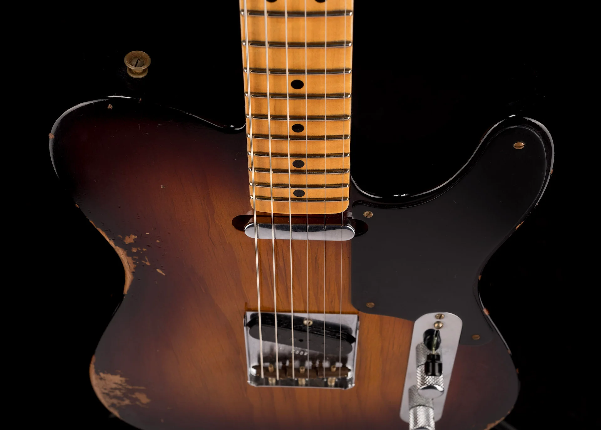 Fender Custom Shop Limited Edition Roasted Pine Double Esquire Relic Wide Fade 2-Tone Sunburst - Image 10