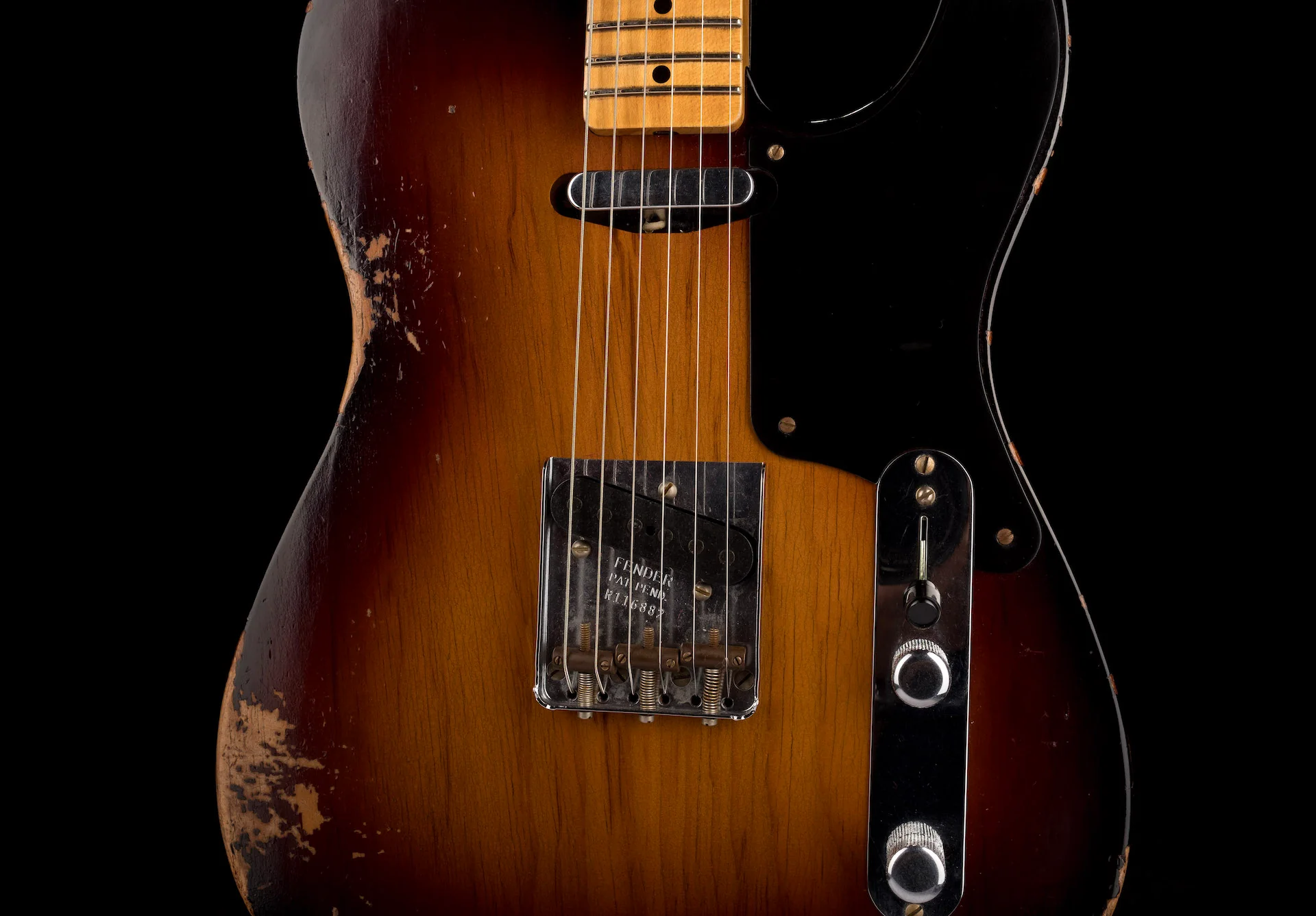 Fender Custom Shop Limited Edition Roasted Pine Double Esquire Relic Wide Fade 2-Tone Sunburst - Image 6