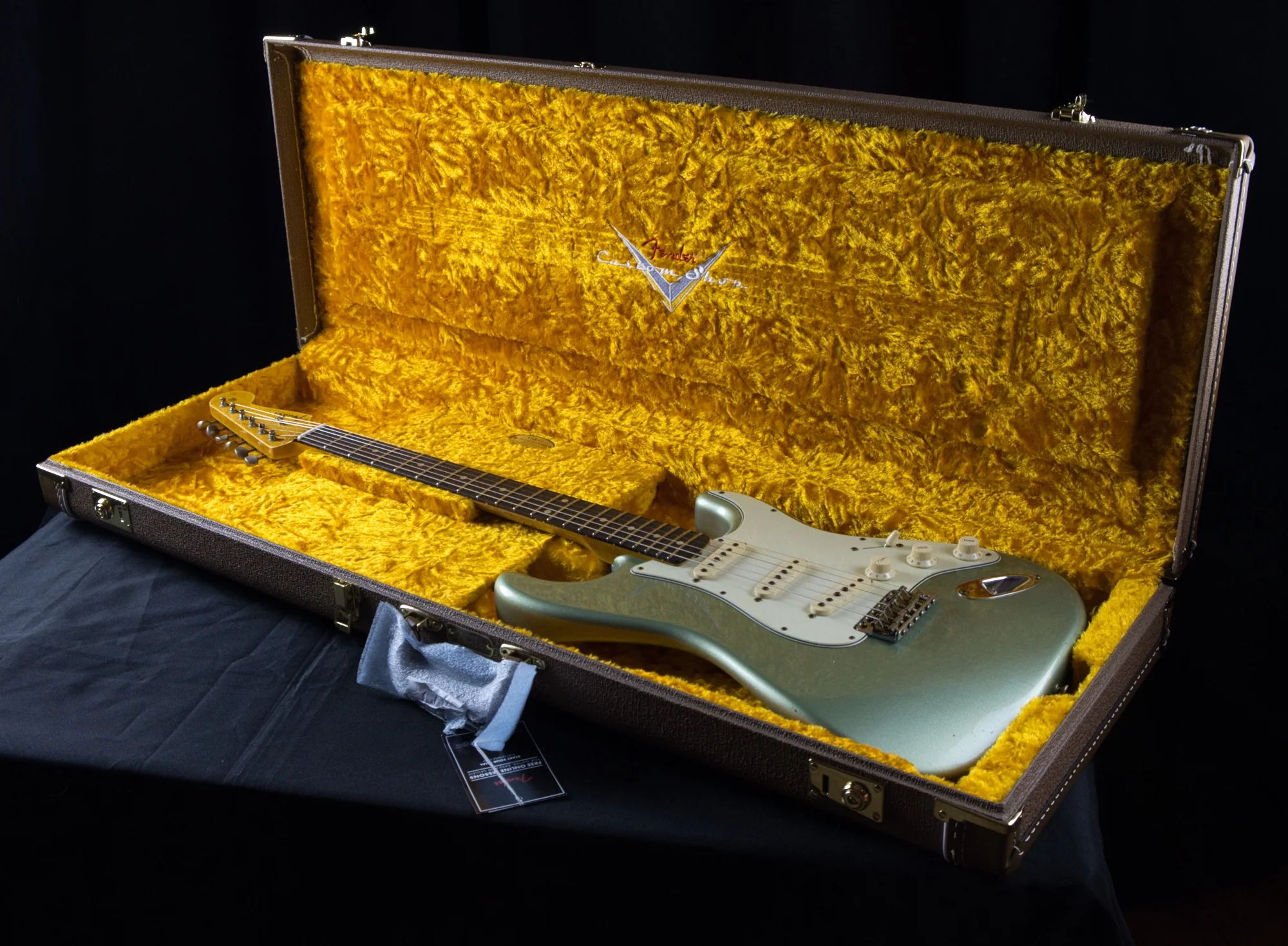 Fender Custom Shop Limited Edition '59 Journeyman Relic Stratocaster Faded Aged Sage Green Metallic - Image 14