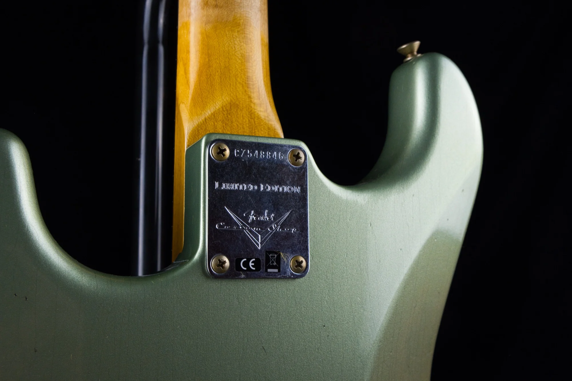 Fender Custom Shop Limited Edition '59 Journeyman Relic Stratocaster Faded Aged Sage Green Metallic - Image 8