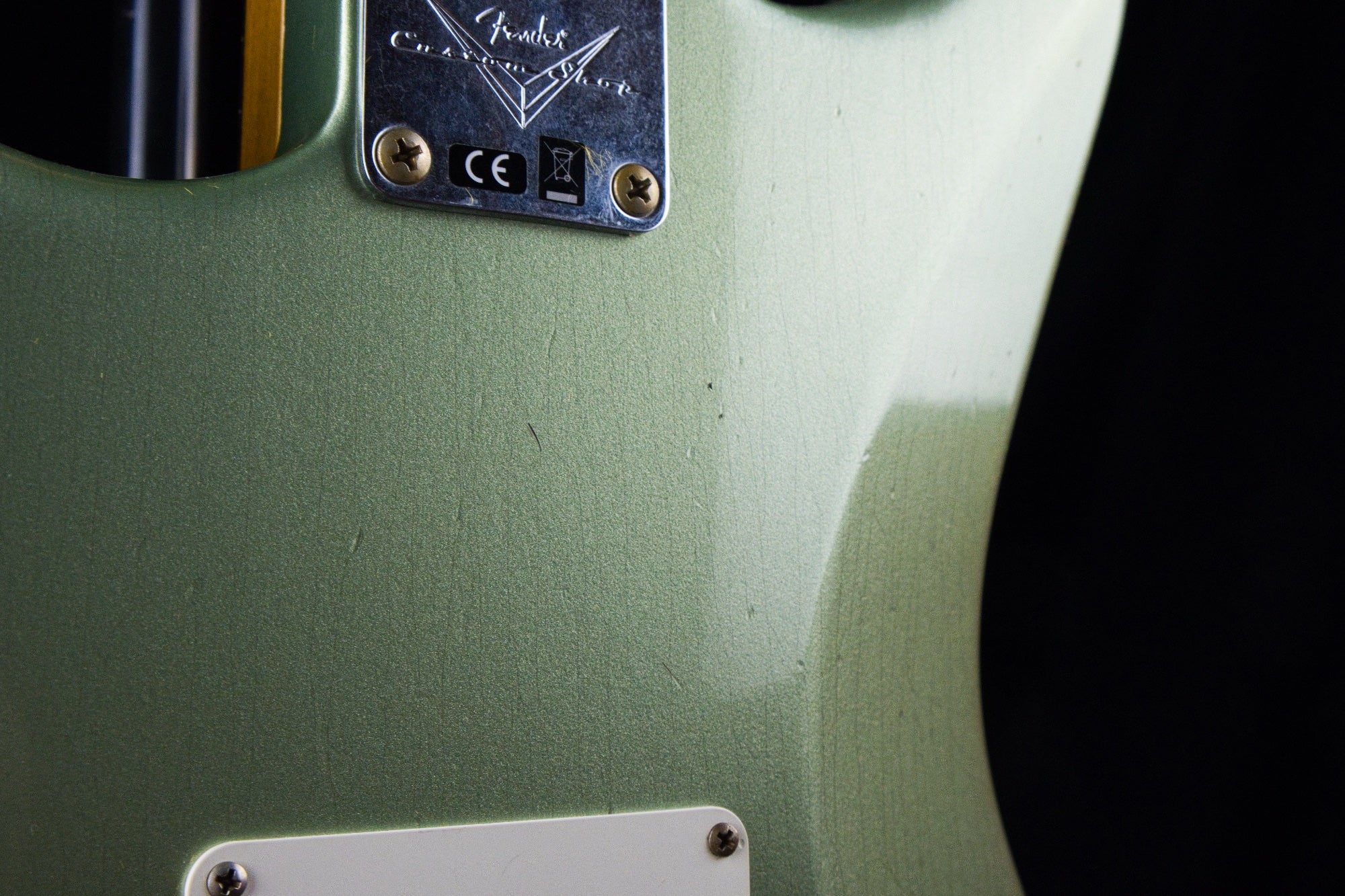 Fender Custom Shop Limited Edition '59 Journeyman Relic Stratocaster Faded Aged Sage Green Metallic - Image 9