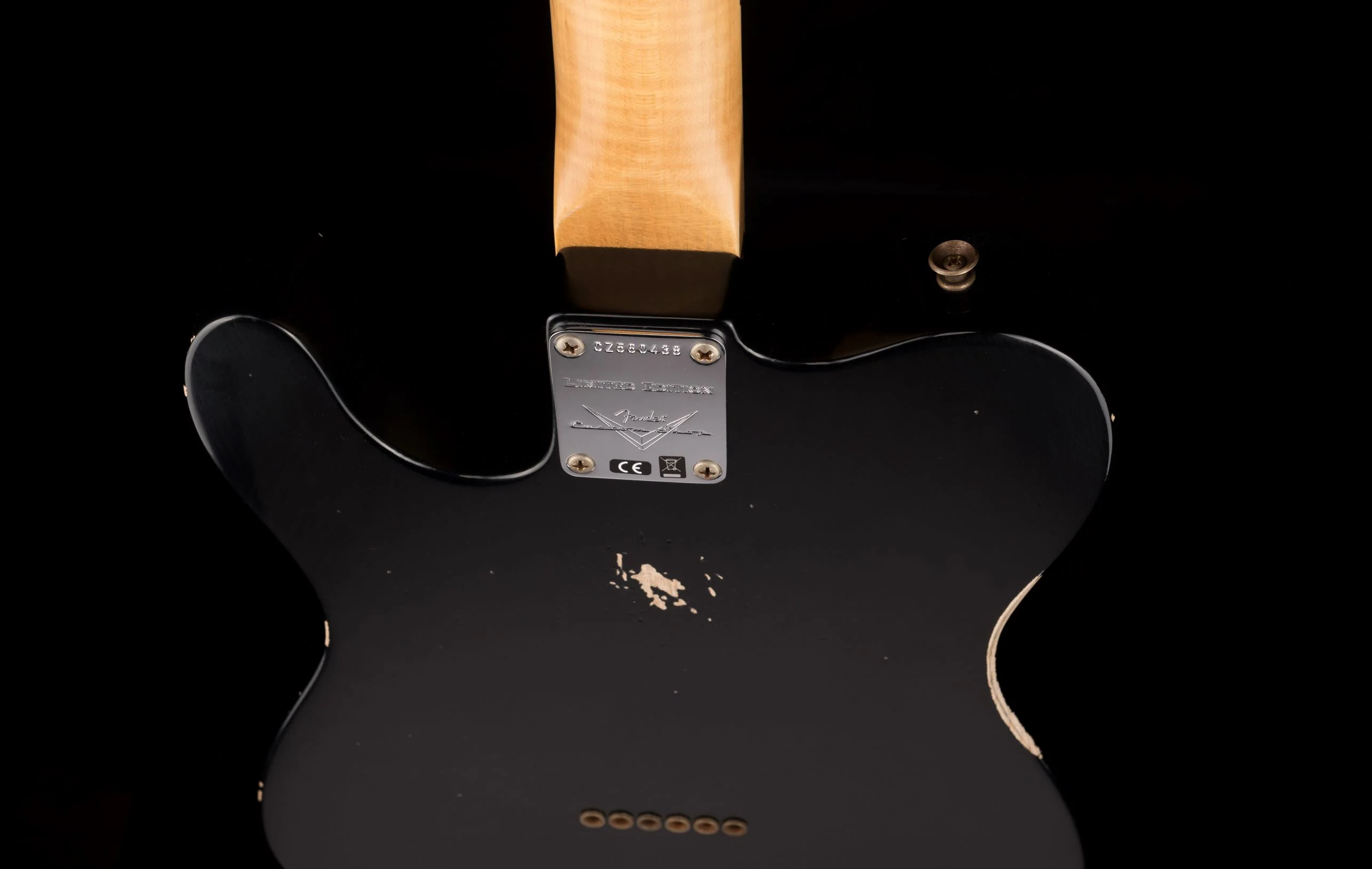 Fender Custom Shop Limited Edition Telecaster Custom Relic Aged Black - Image 16