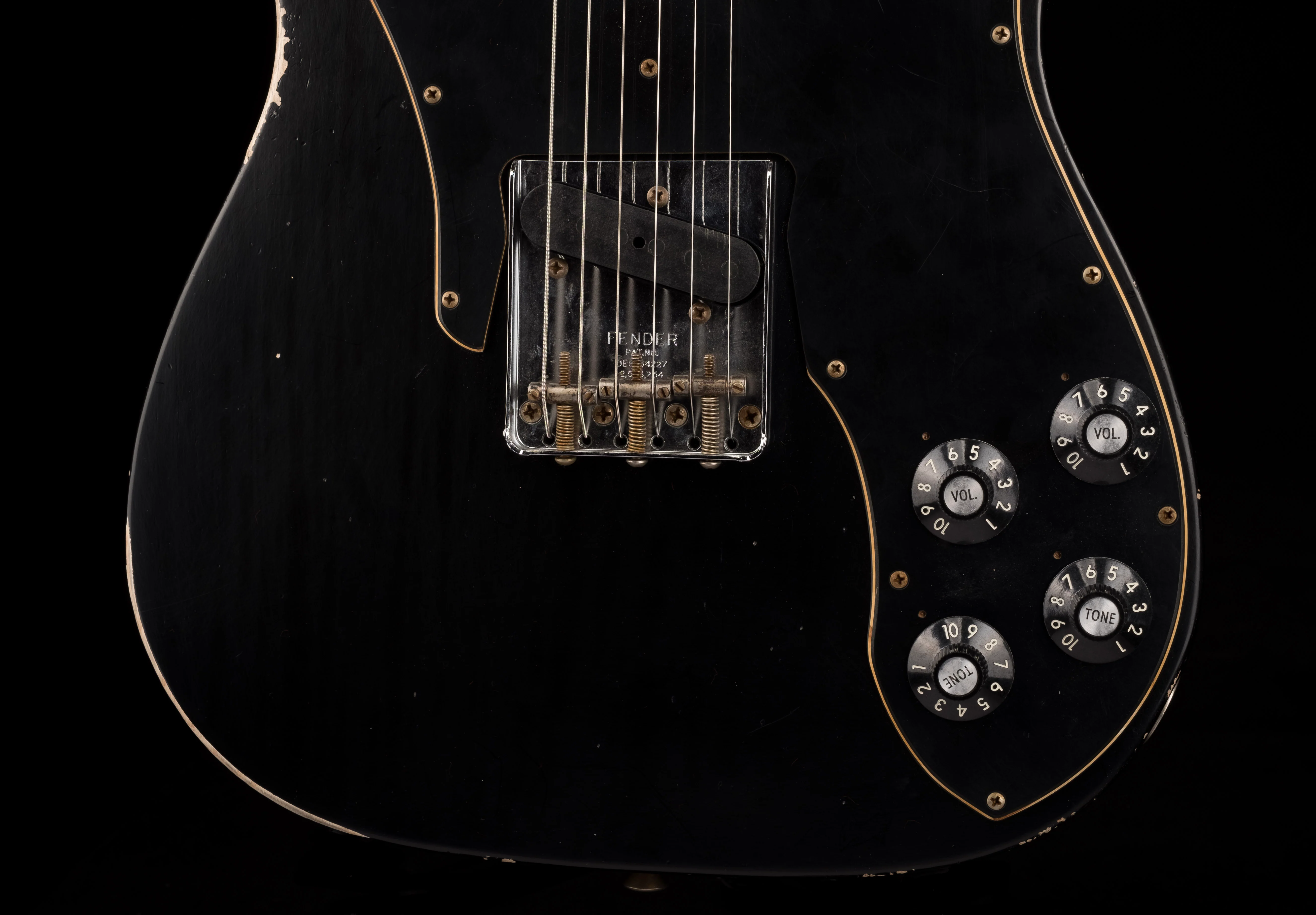 Fender Custom Shop Limited Edition Telecaster Custom Relic Aged Black - Image 5