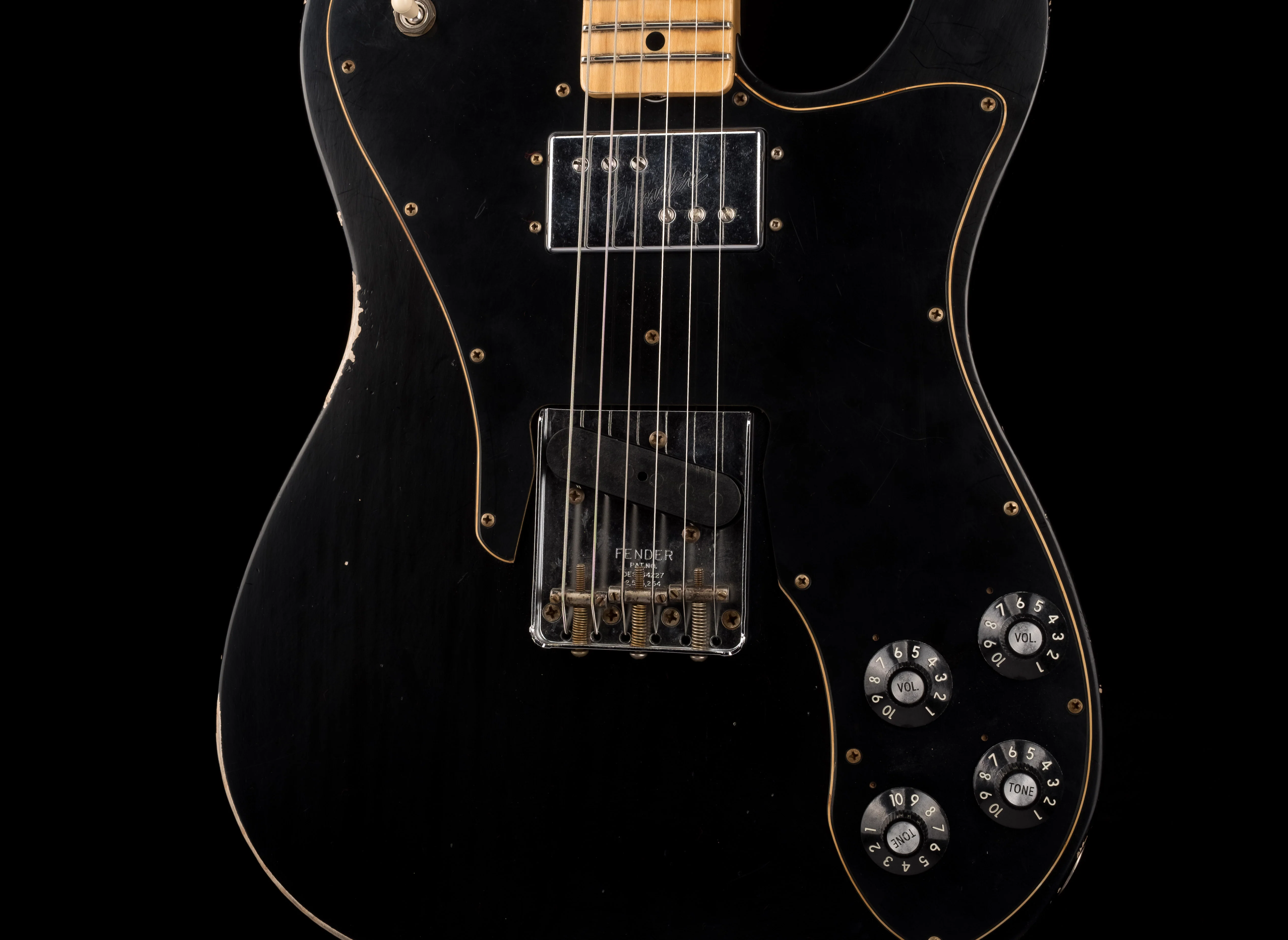 Fender Custom Shop Limited Edition Telecaster Custom Relic Aged Black - Image 6