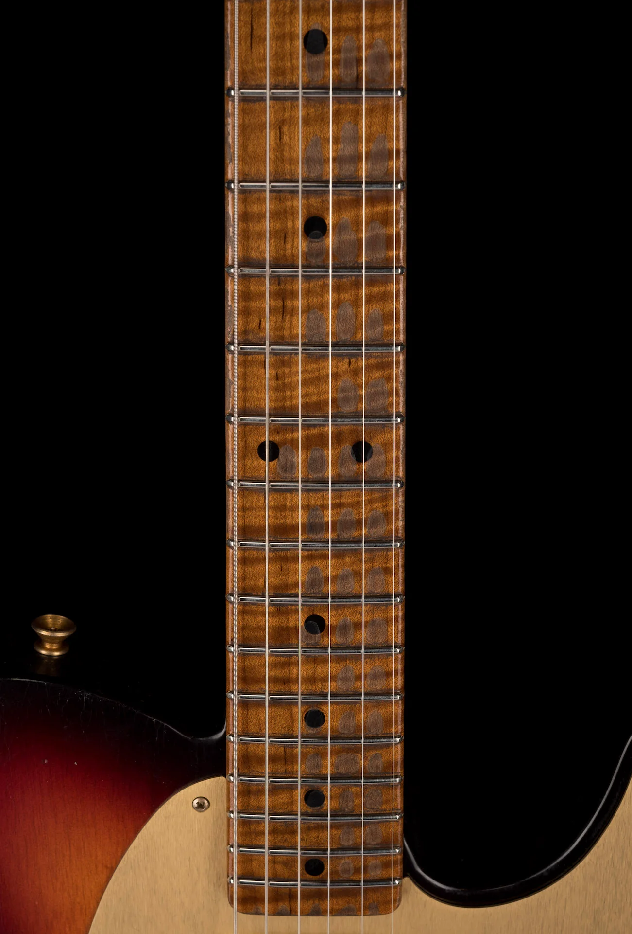 Fender Custom Shop Masterbuilder Apprentice Nick Saccone 50's Tele Relic Chocolate 3-Tone Sunburst - Image 13