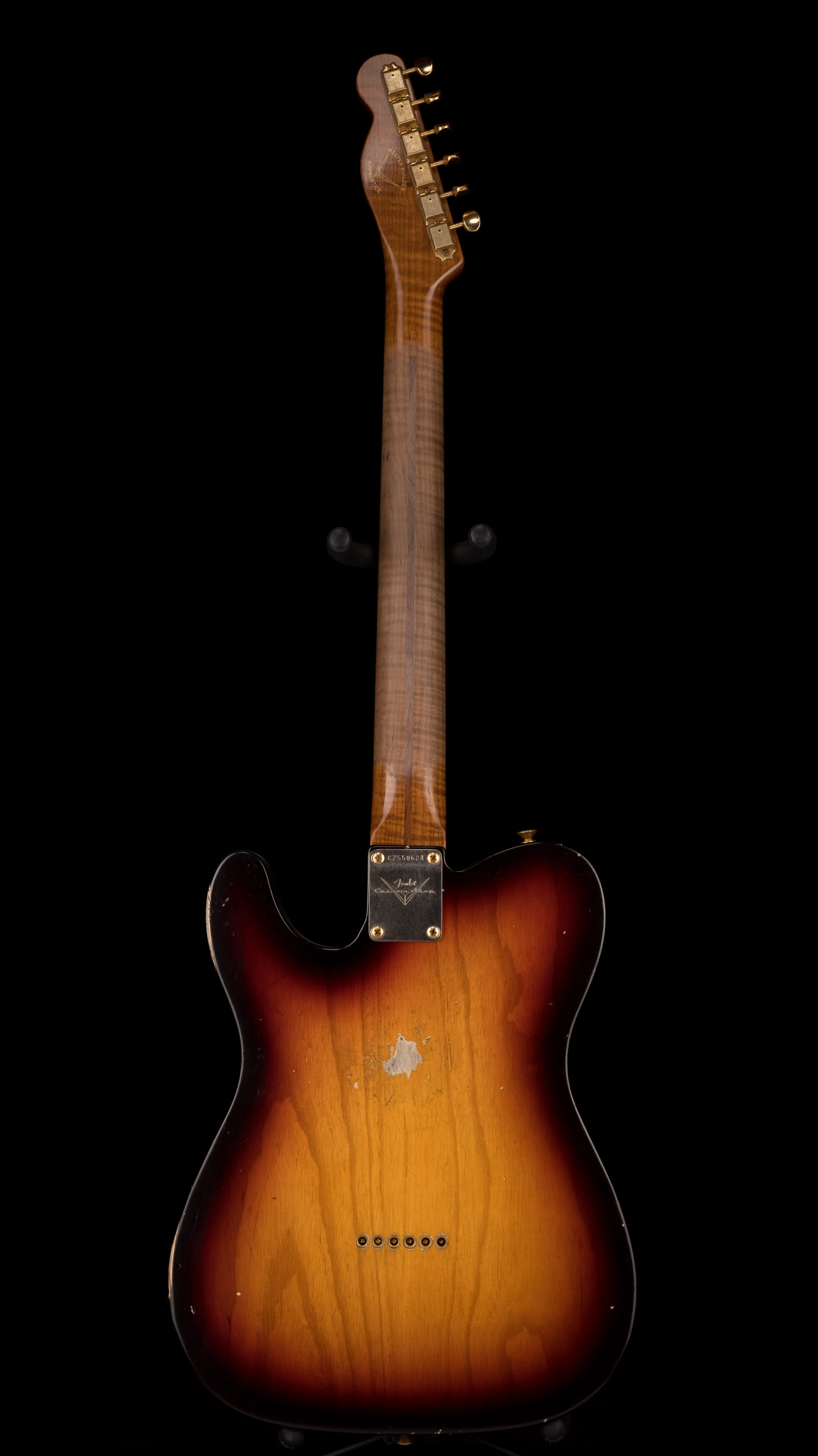 Fender Custom Shop Masterbuilder Apprentice Nick Saccone 50's Tele Relic Chocolate 3-Tone Sunburst - Image 14