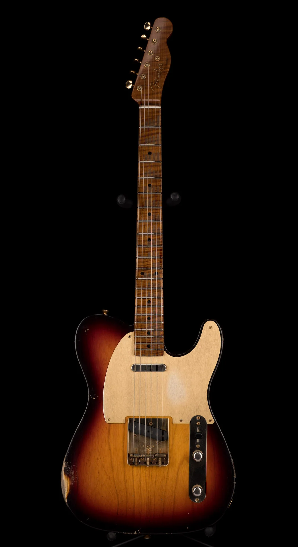 Fender Custom Shop Masterbuilder Apprentice Nick Saccone 50's Tele Relic Chocolate 3-Tone Sunburst - Image 2