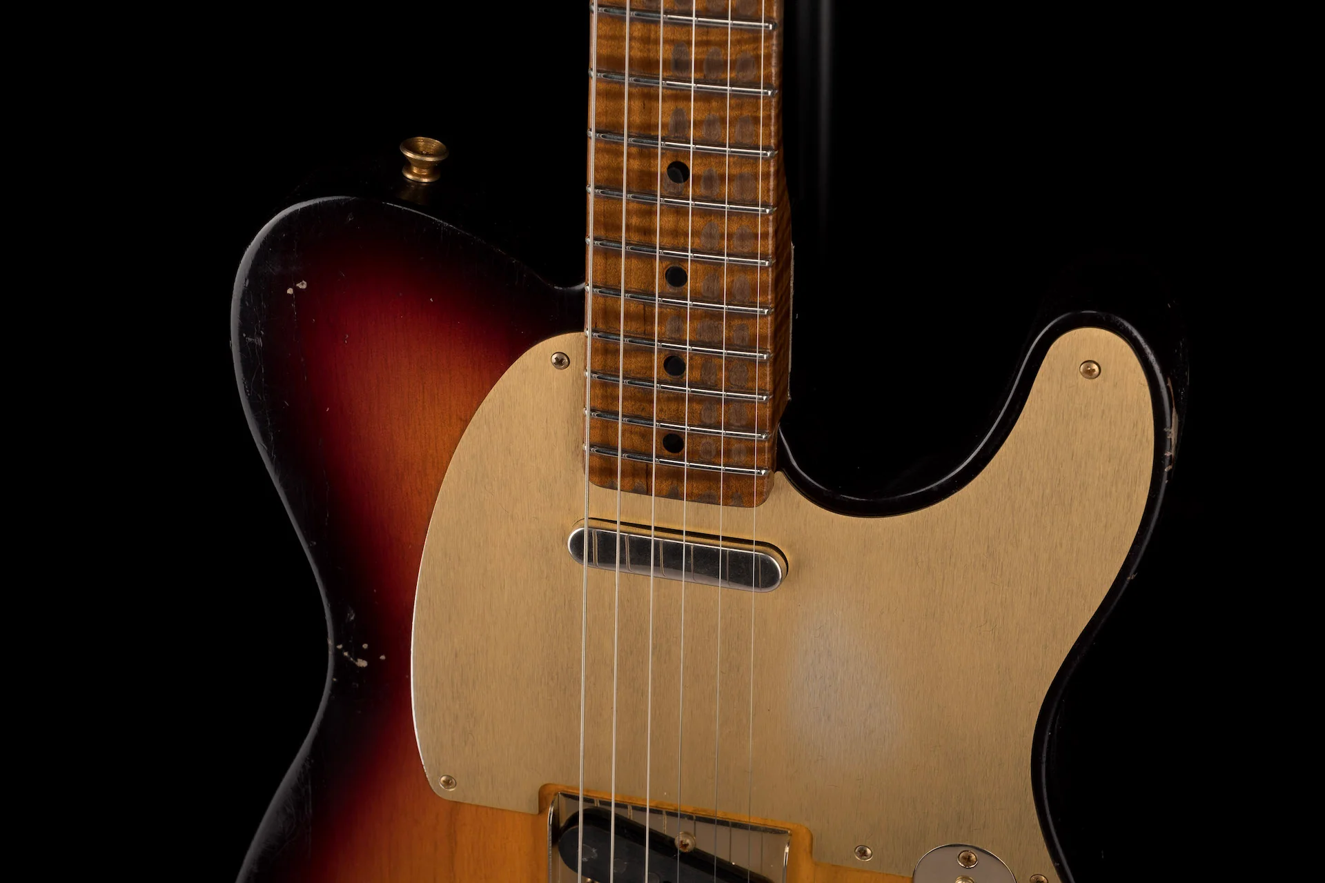 Fender Custom Shop Masterbuilder Apprentice Nick Saccone 50's Tele Relic Chocolate 3-Tone Sunburst - Image 3