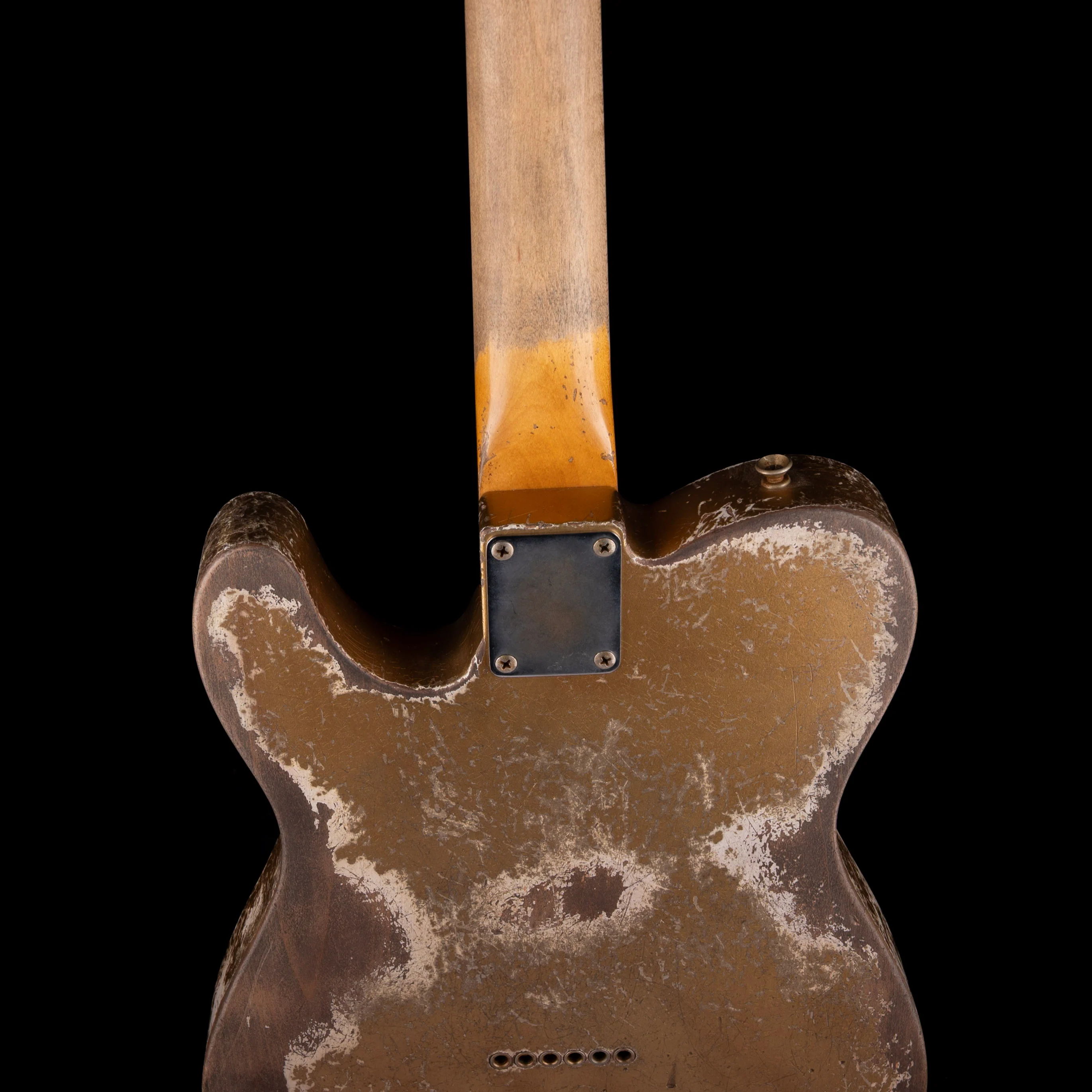 Fender Custom Shop Masterbuilt Andy Hicks 1964 Telecaster HS Ultimate Relic Aztec Gold With Case - Image 11