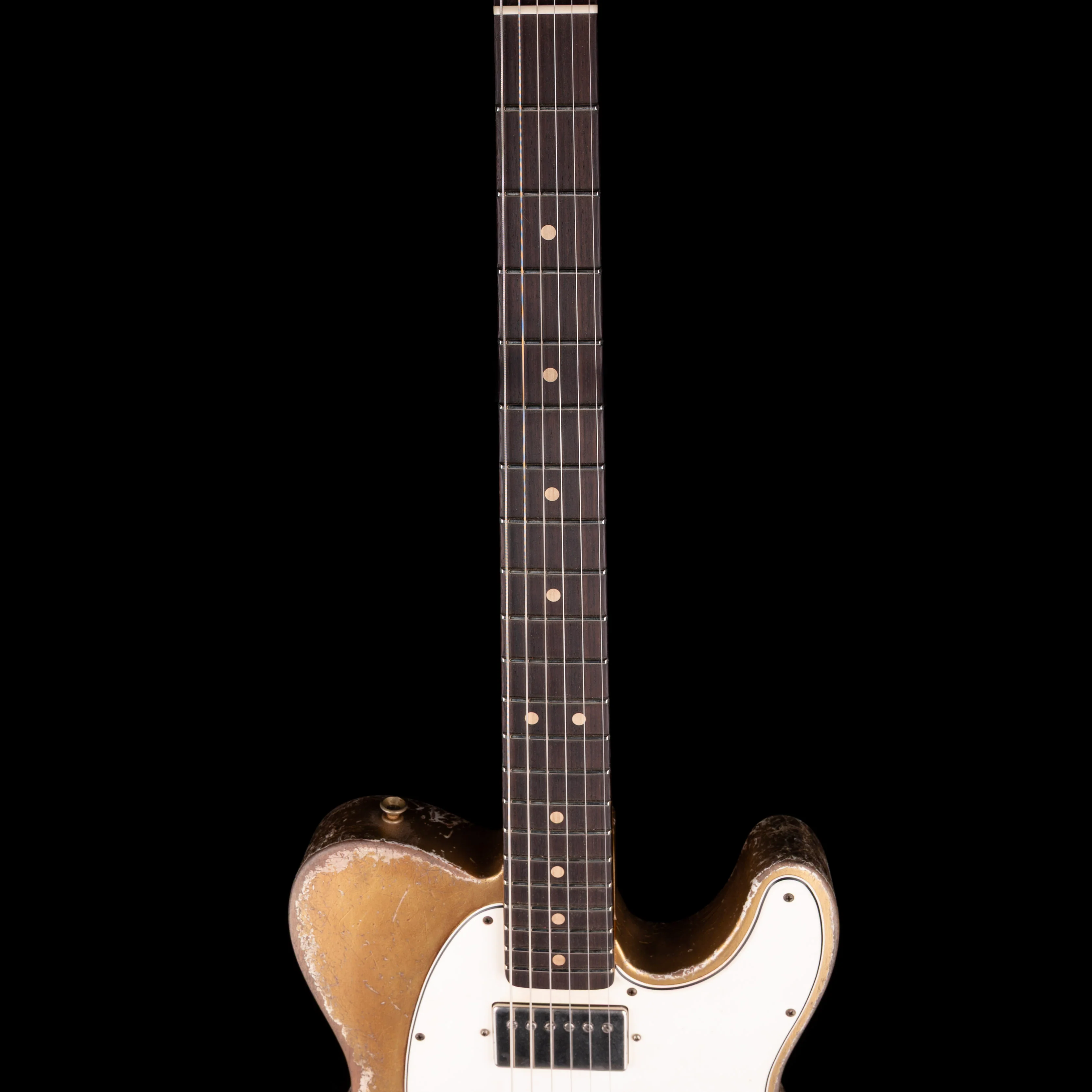 Fender Custom Shop Masterbuilt Andy Hicks 1964 Telecaster HS Ultimate Relic Aztec Gold With Case - Image 8