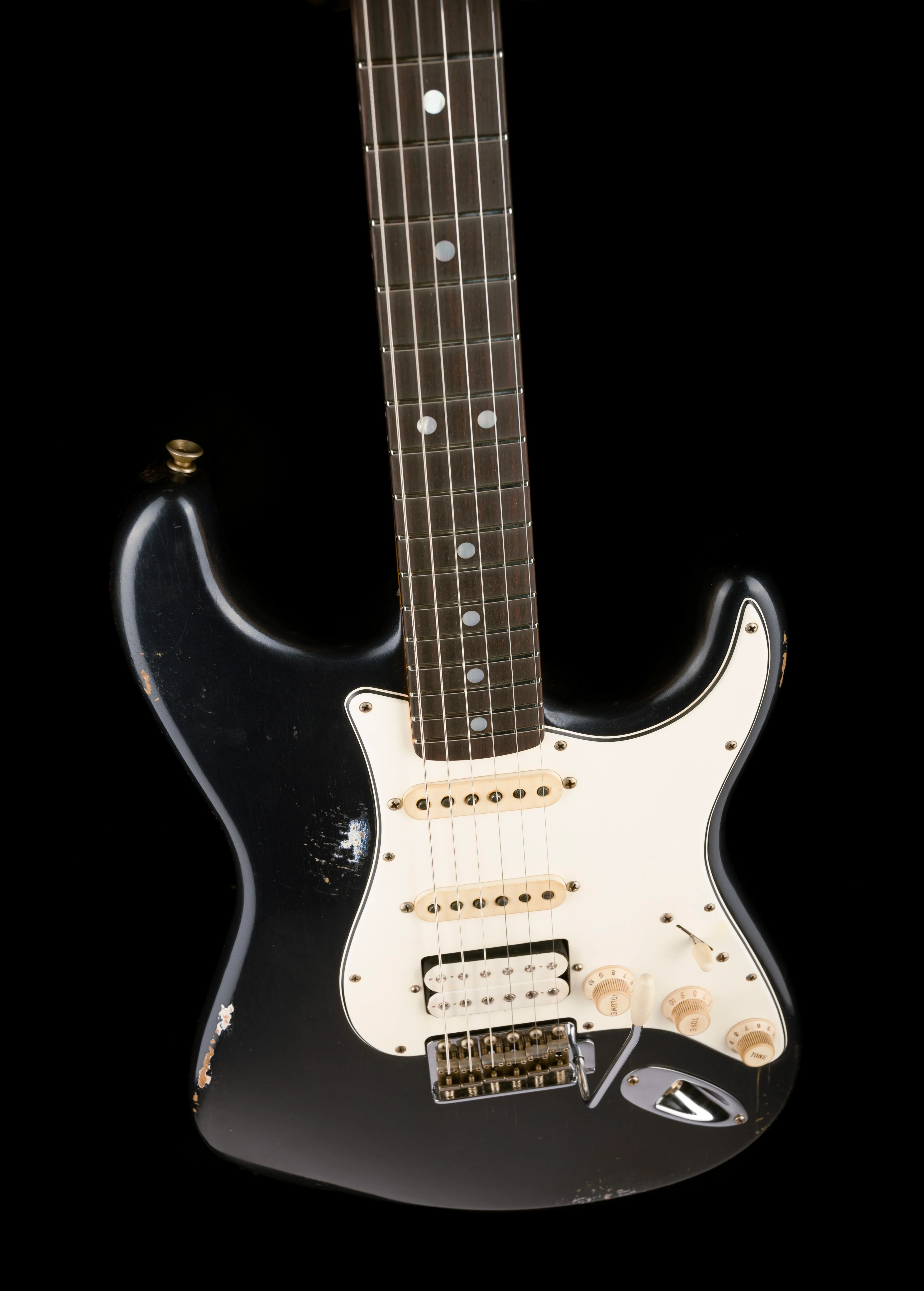 Fender Custom Shop Masterbuilt Andy Hicks 1967 Stratocaster HSS Journeyman Relic Daytona Blue Metallic - Image 4