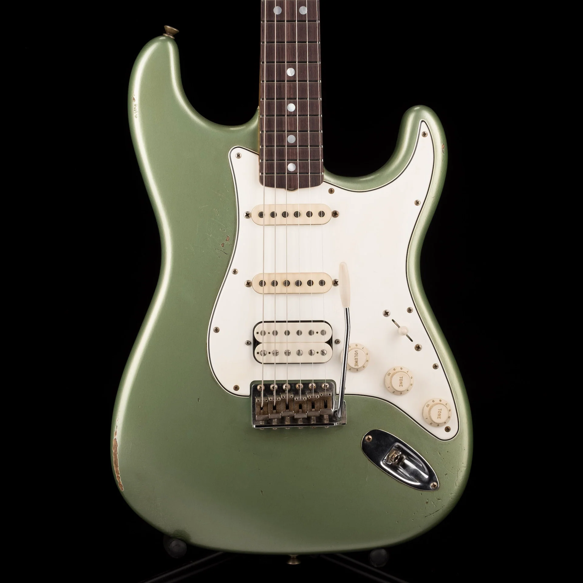 Fender Custom Shop Masterbuilt Andy Hicks 1967 Stratocaster HSS Journeyman Relic Lime Gold