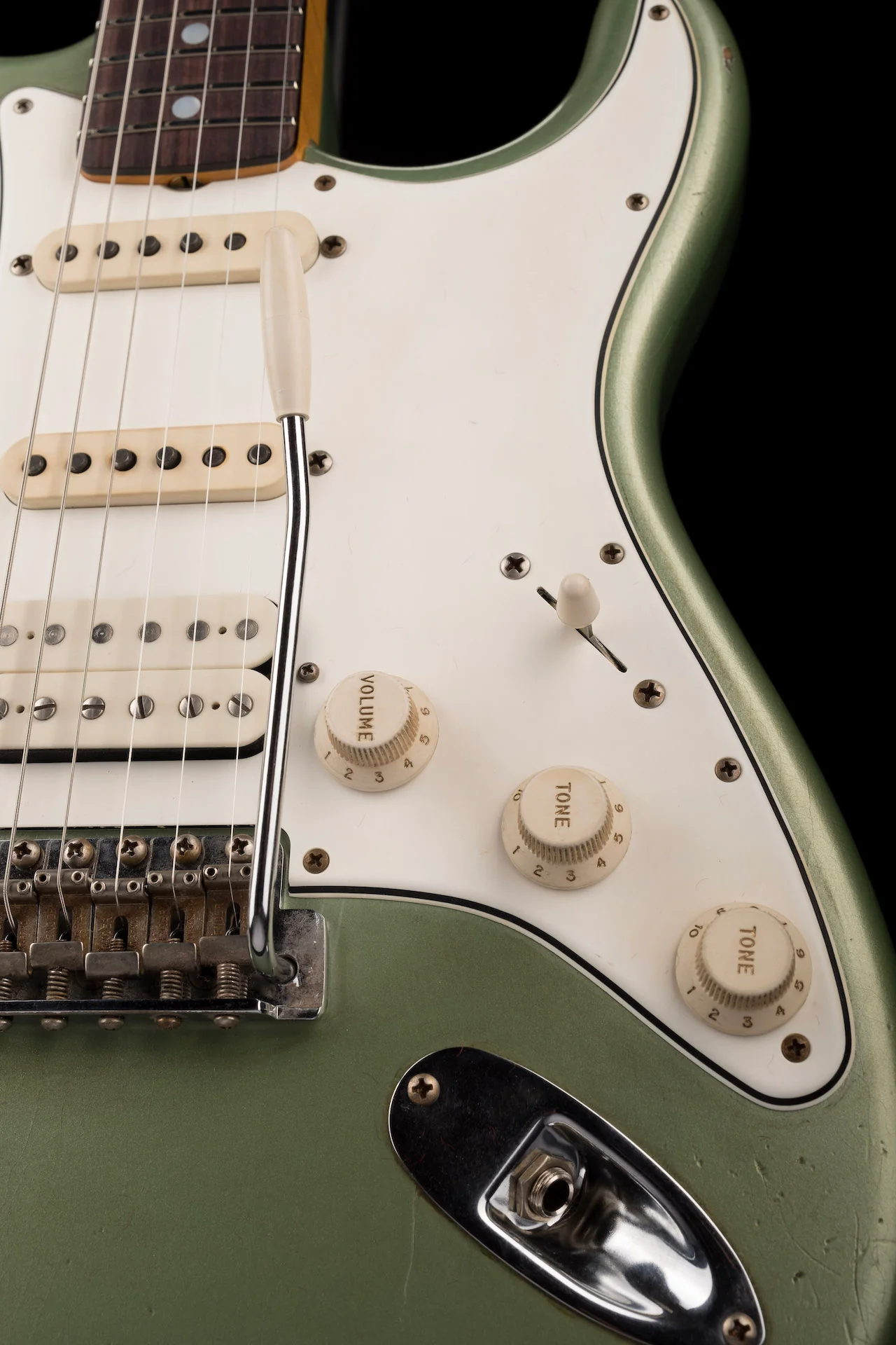 Fender Custom Shop Masterbuilt Andy Hicks 1967 Stratocaster HSS Journeyman Relic Lime Gold - Image 8