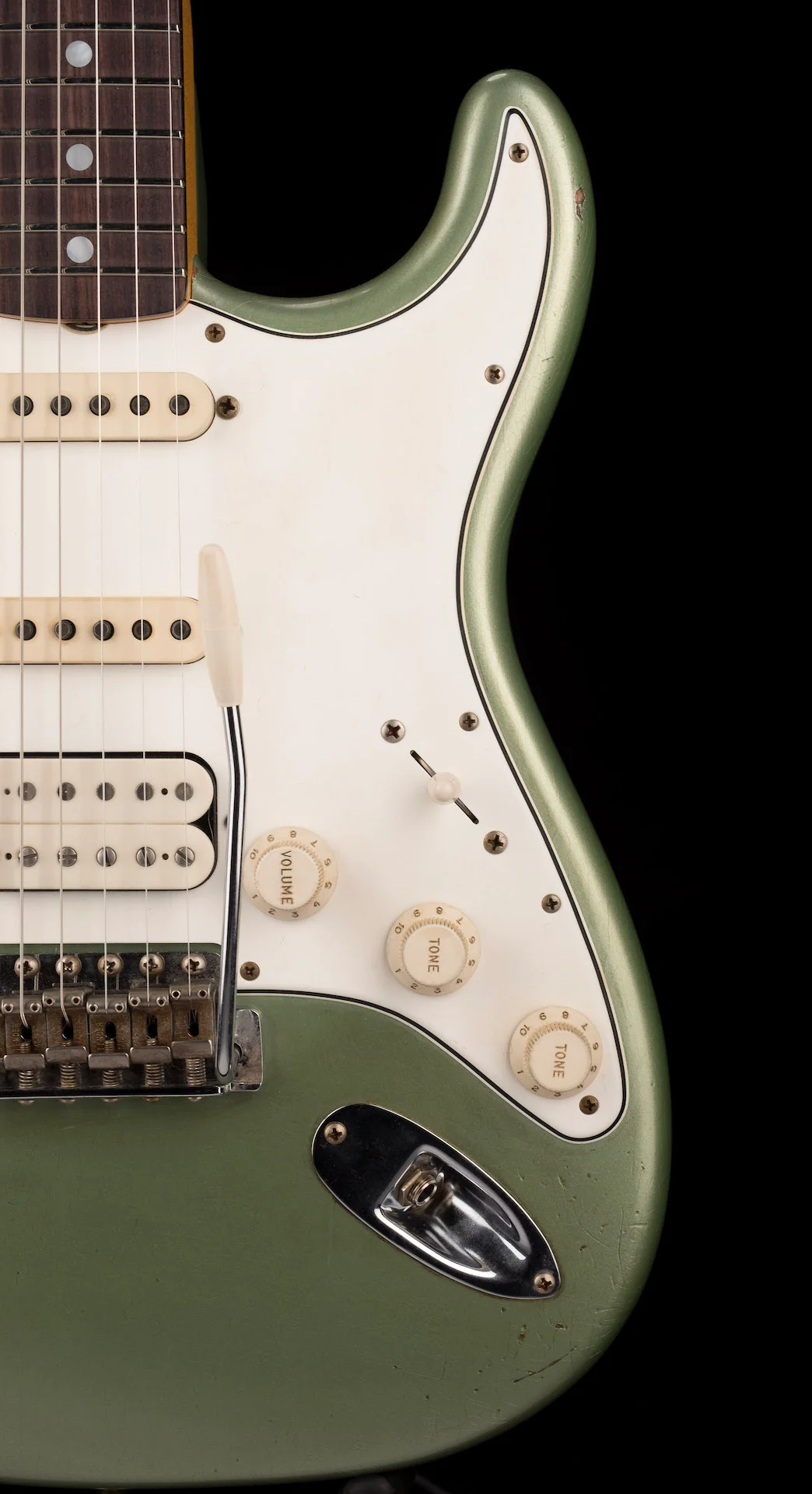 Fender Custom Shop Masterbuilt Andy Hicks 1967 Stratocaster HSS Journeyman Relic Lime Gold - Image 9
