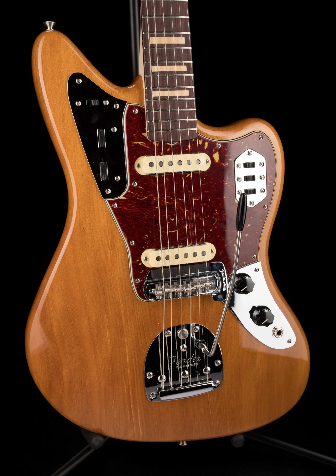 Fender Custom Shop Masterbuilt Andy Hicks Ancient Jaguar NOS Kauri and Mastodon Inlay Natural With Case - Image 10