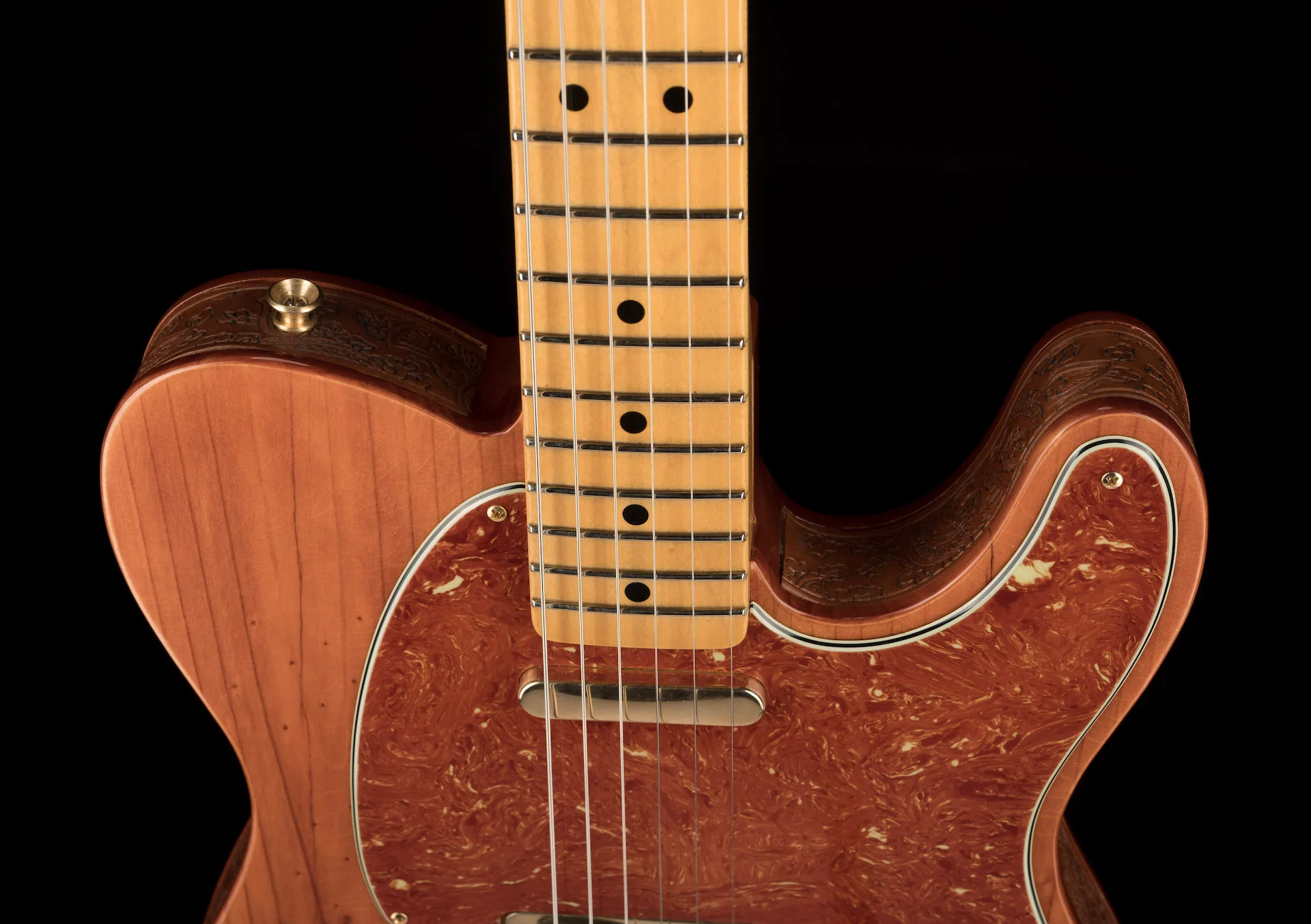 Fender Custom Shop Masterbuilt Andy Hicks Knotty Pine 50's Telecaster Roundup Walnut Stain With Case - Image 3
