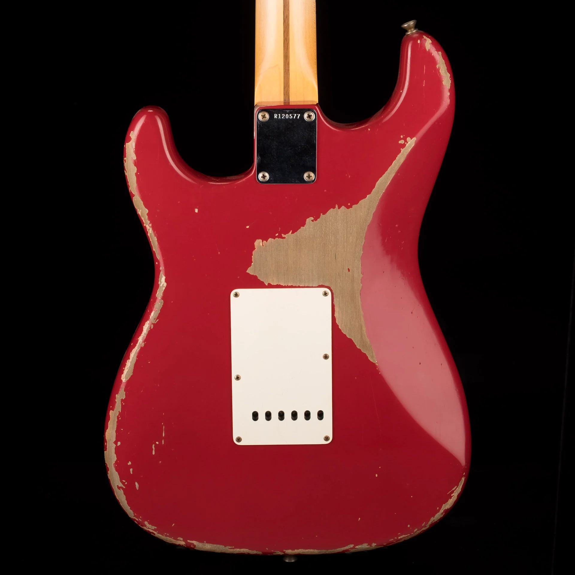 Fender Custom Shop Masterbuilt Austin MacNutt 1956 Stratocaster Heavy Relic Dakota Red With Case - Image 17