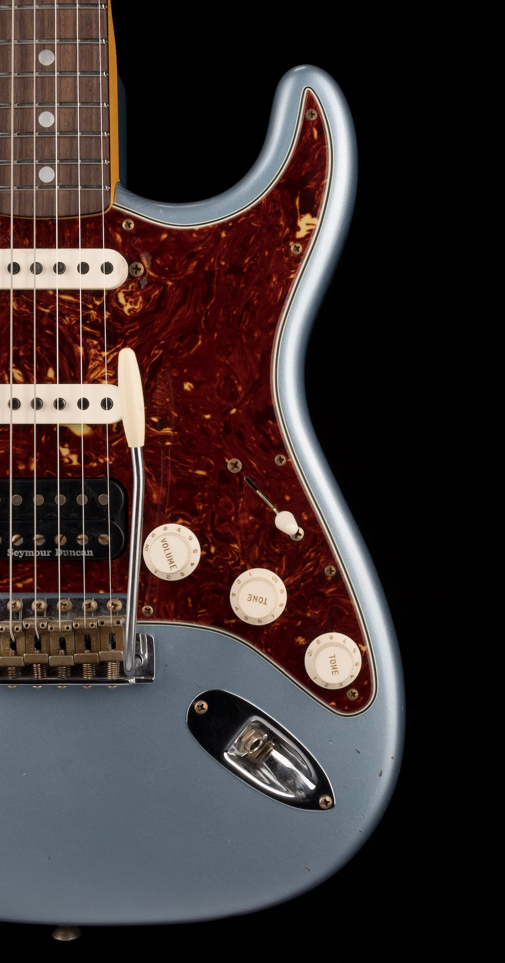 Fender Custom Shop Masterbuilt Austin MacNutt 1965 Stratocaster HSS Journeyman Relic Blue Ice Metallic - Image 9