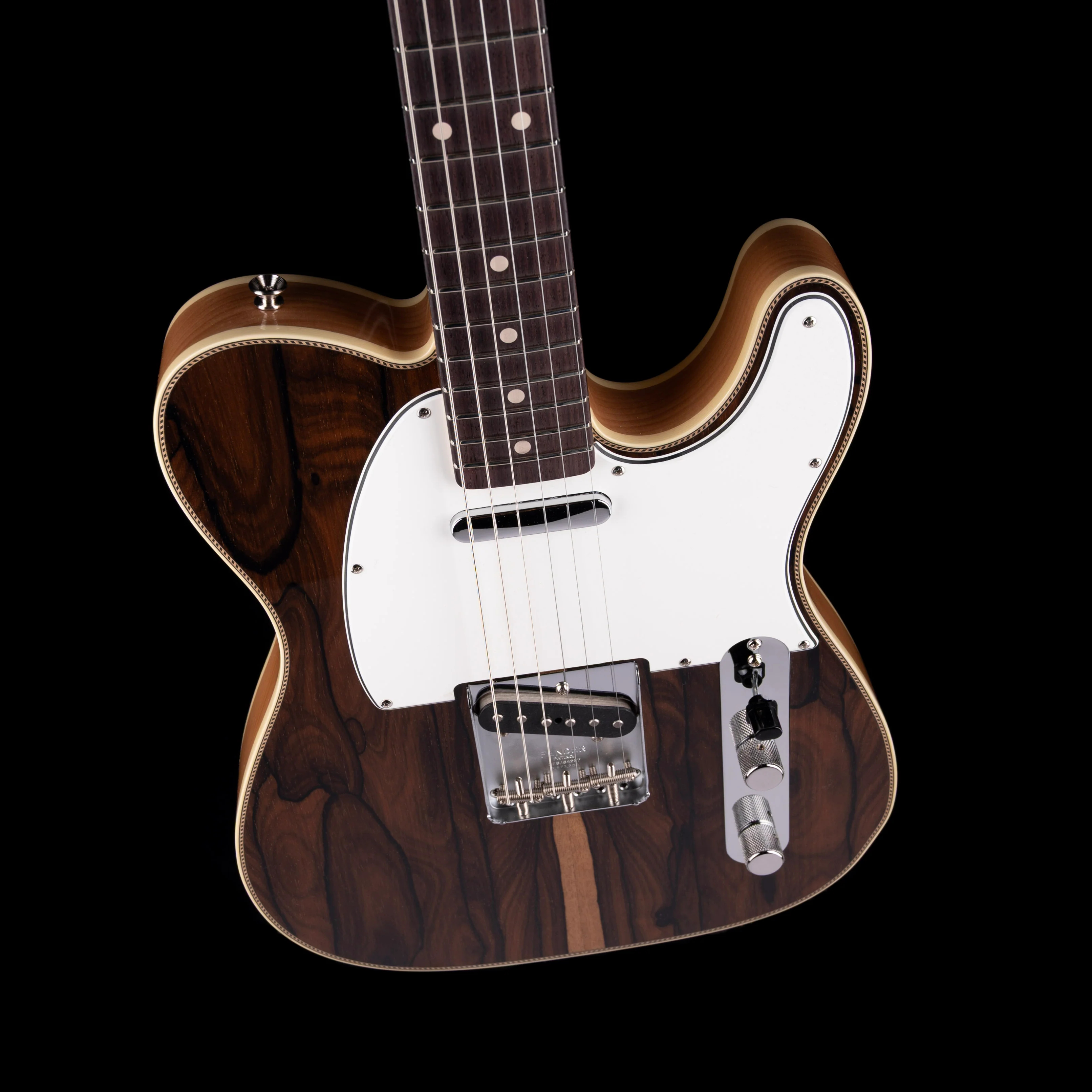 Fender Custom Shop Masterbuilt Austin MacNutt Exotic 1962 Telecaster Custom Ziricote NOS Natural With Case - Image 3