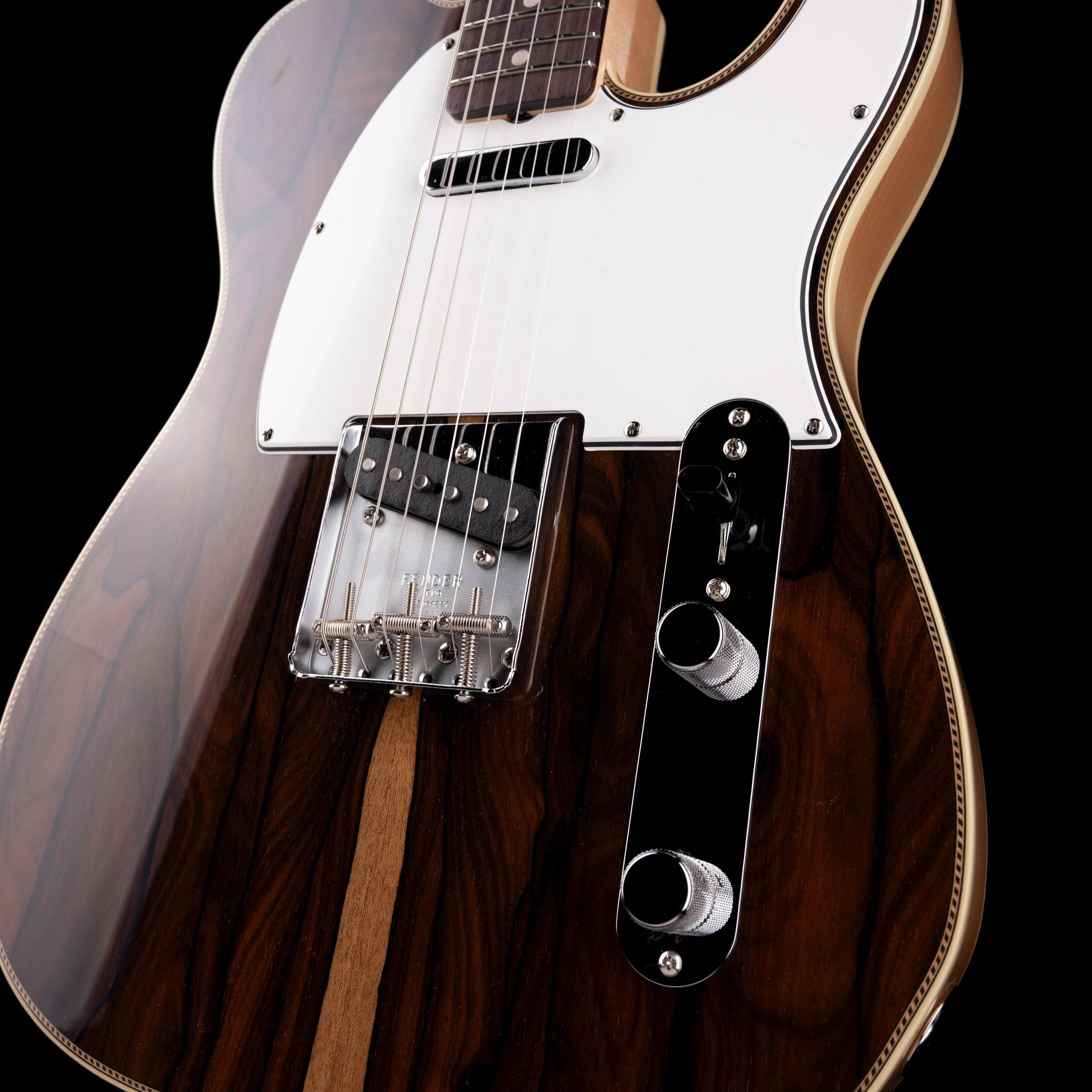 Fender Custom Shop Masterbuilt Austin MacNutt Exotic 1962 Telecaster Custom Ziricote NOS Natural With Case - Image 5