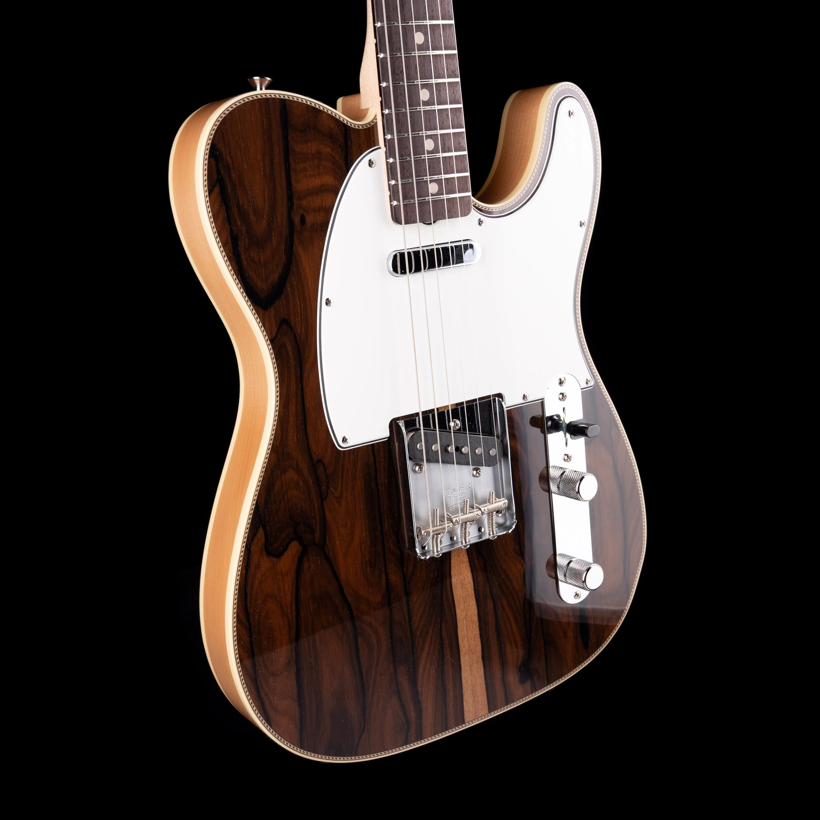 Fender Custom Shop Masterbuilt Austin MacNutt Exotic 1962 Telecaster Custom Ziricote NOS Natural With Case - Image 6