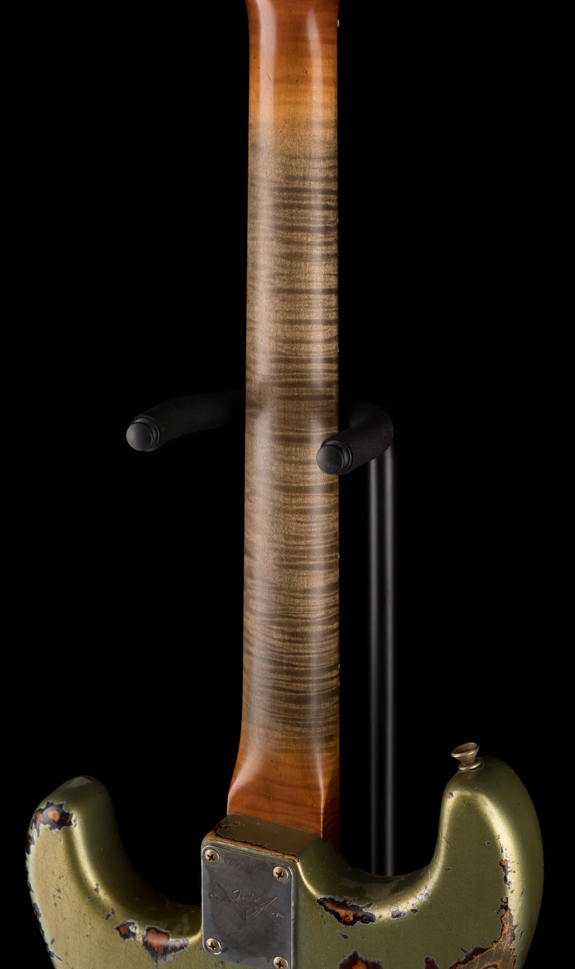 Fender Custom Shop Masterbuilt Dale Wilson 1965 Stratocaster Heavy Relic Firemist Silver Over Sunburst - Image 17
