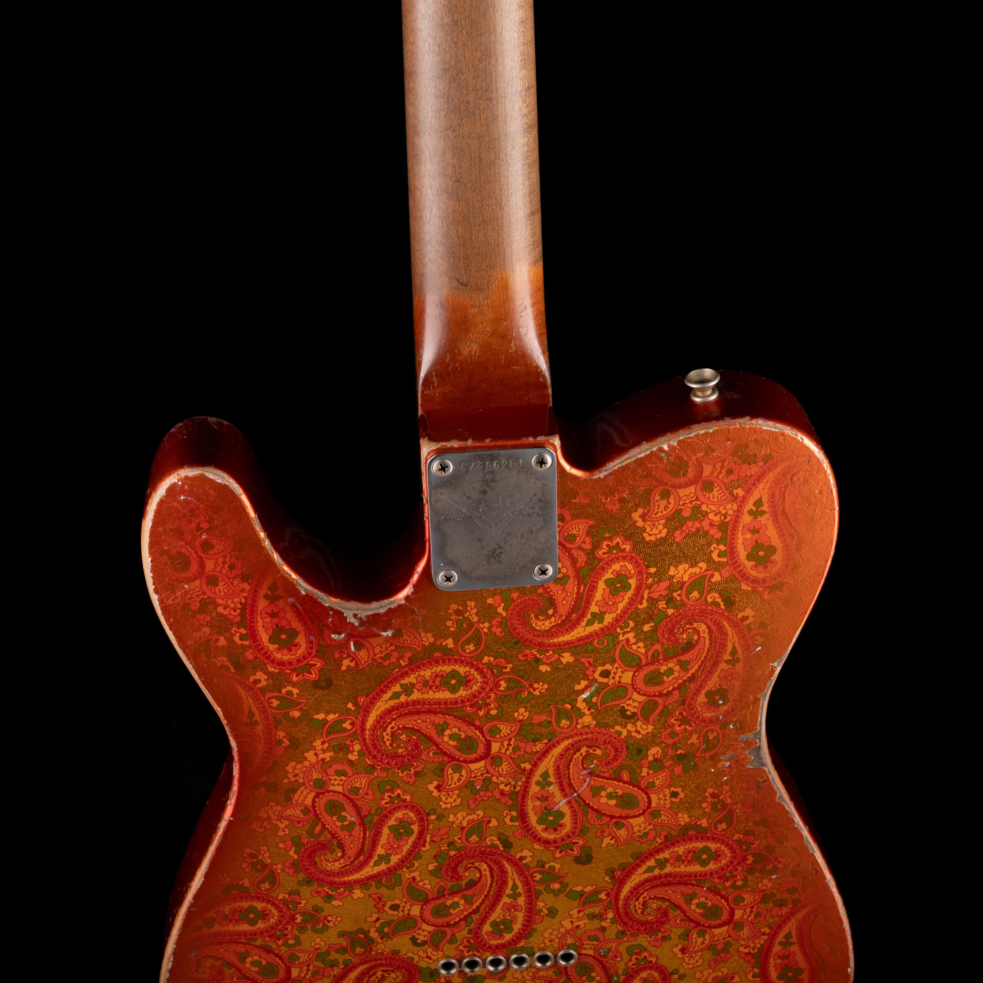 Fender Custom Shop Masterbuilt Dale Wilson 1967 Telecaster Relic Tangerine Paisley - Image 11
