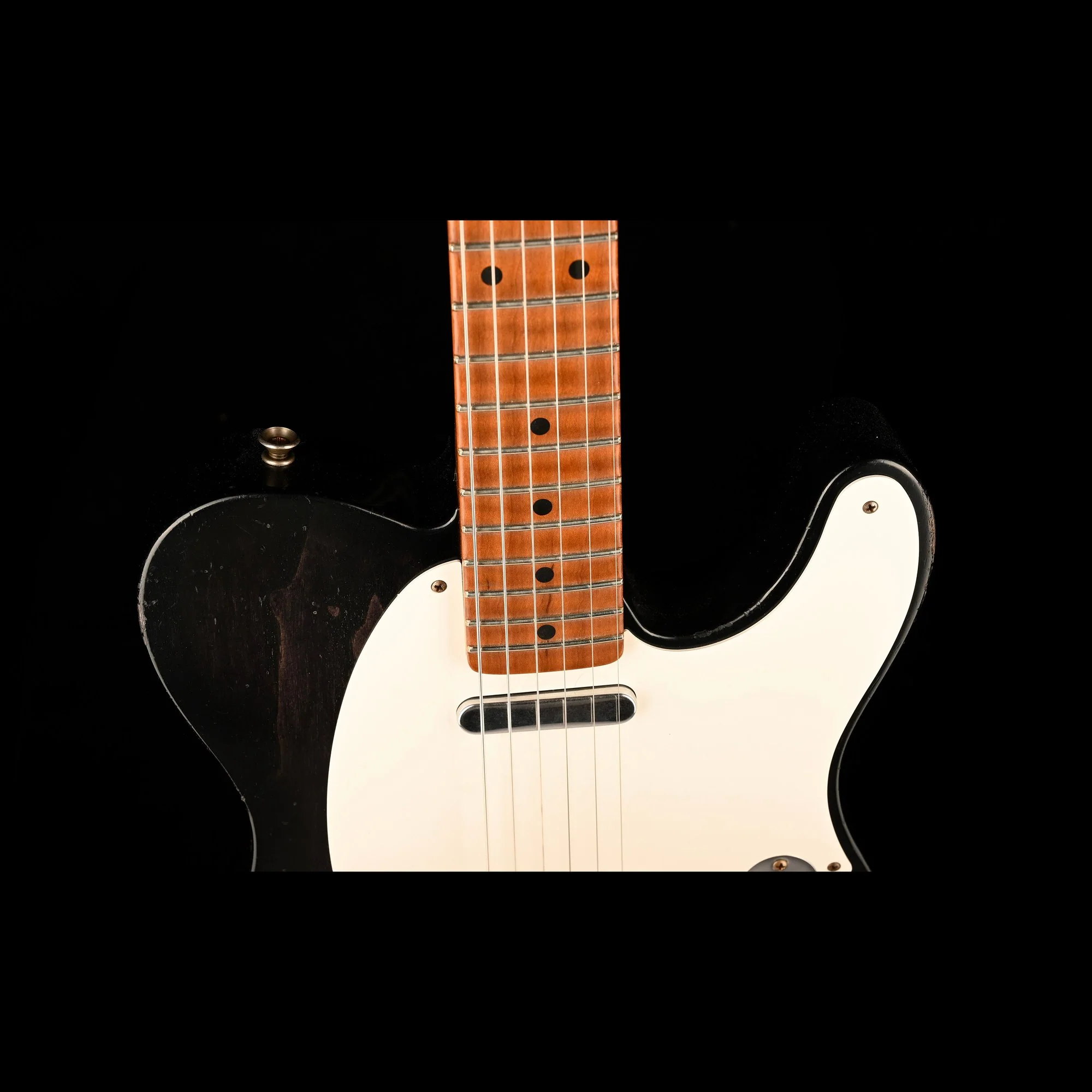 Fender Custom Shop Masterbuilt David Brown 1957 Telecaster Relic Ebony Transparent - Image 3