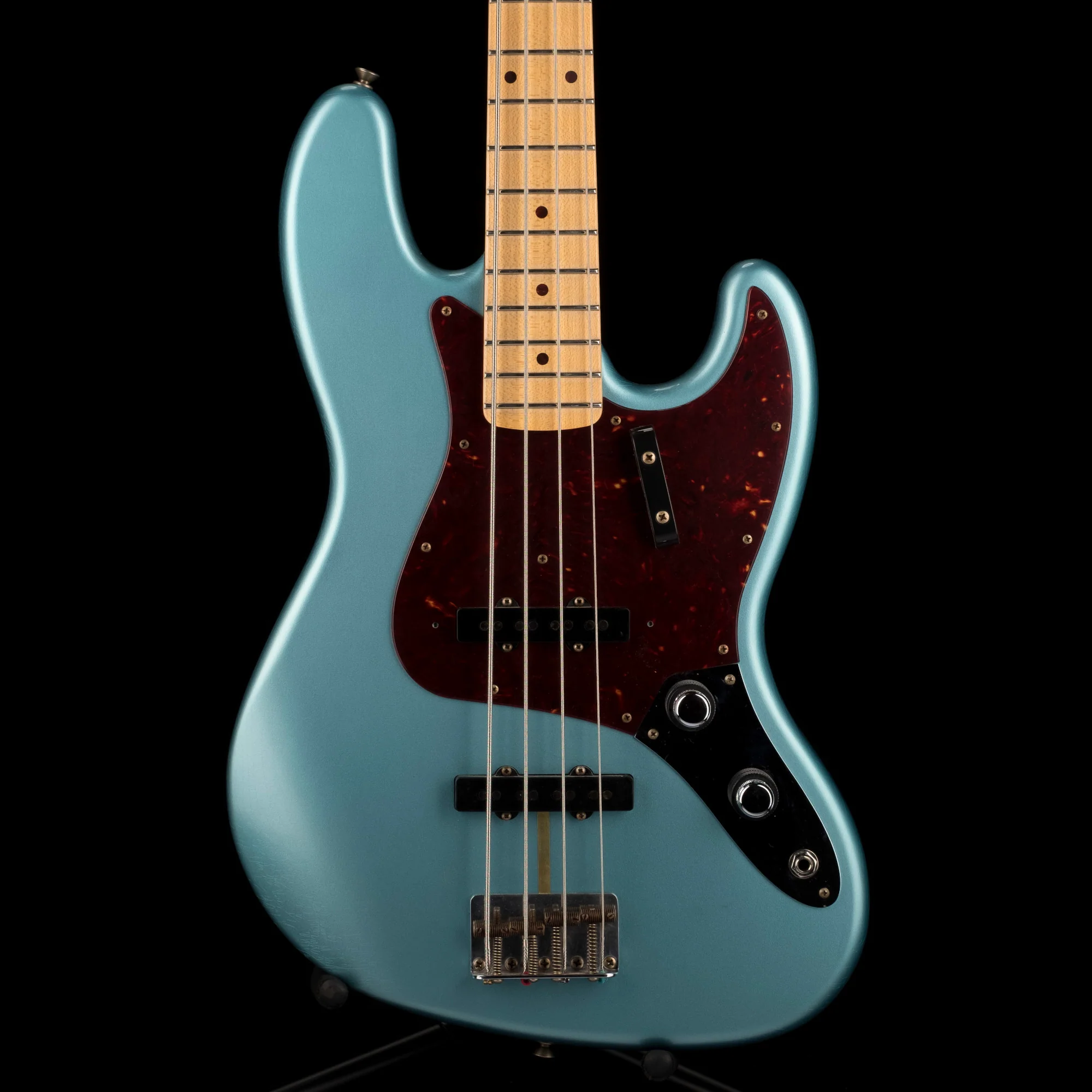 Fender Custom Shop Masterbuilt David Brown 1960 Jazz Bass Journeyman Relic Faded Teal Green Metallic With Case