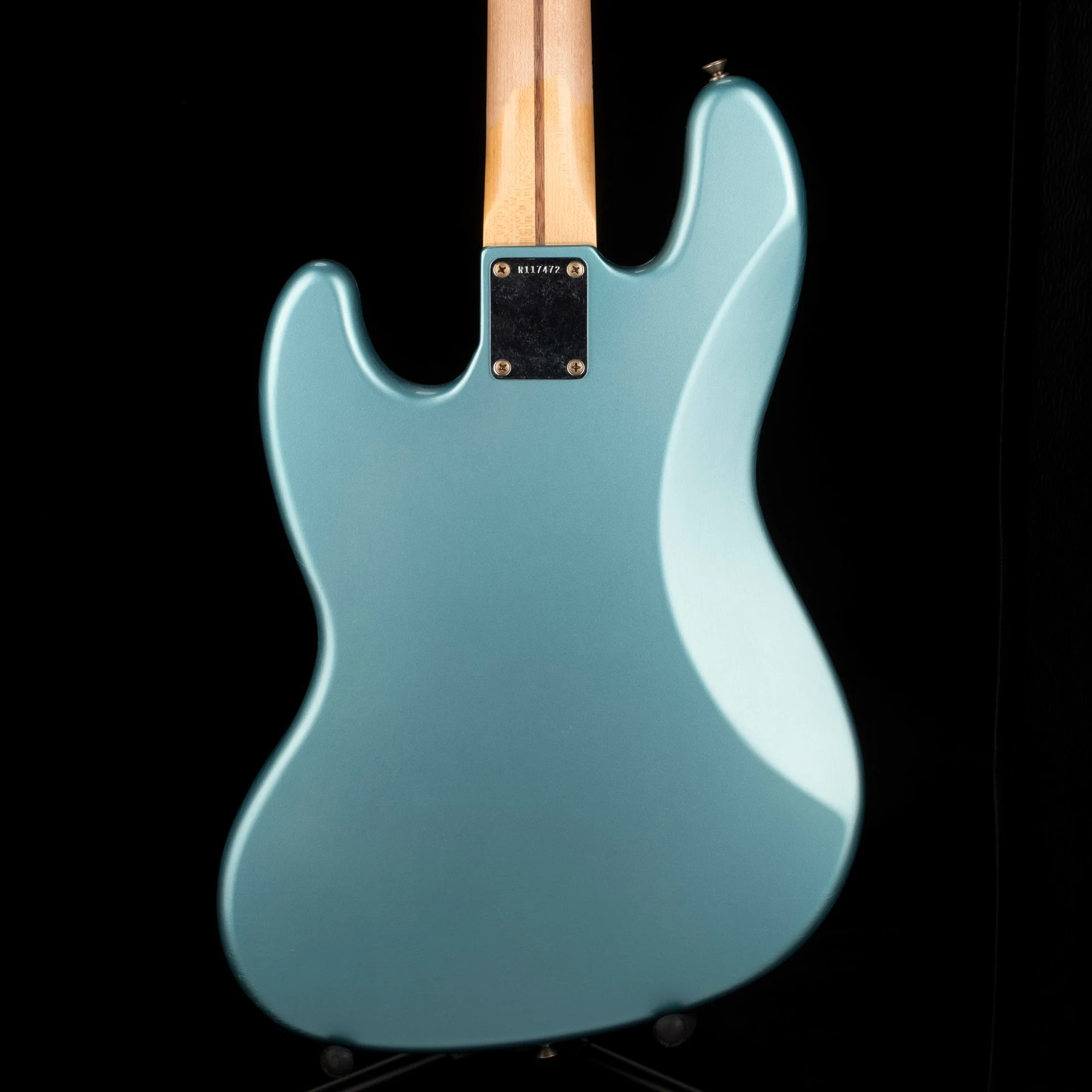 Fender Custom Shop Masterbuilt David Brown 1960 Jazz Bass Journeyman Relic Faded Teal Green Metallic With Case - Image 13
