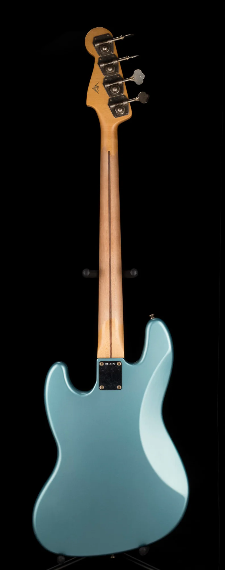 Fender Custom Shop Masterbuilt David Brown 1960 Jazz Bass Journeyman Relic Faded Teal Green Metallic With Case - Image 14