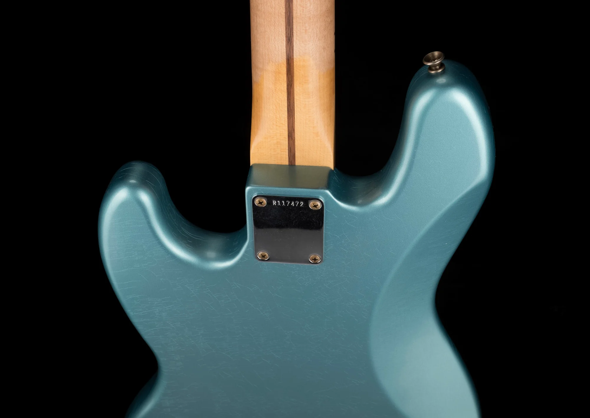 Fender Custom Shop Masterbuilt David Brown 1960 Jazz Bass Journeyman Relic Faded Teal Green Metallic With Case - Image 15