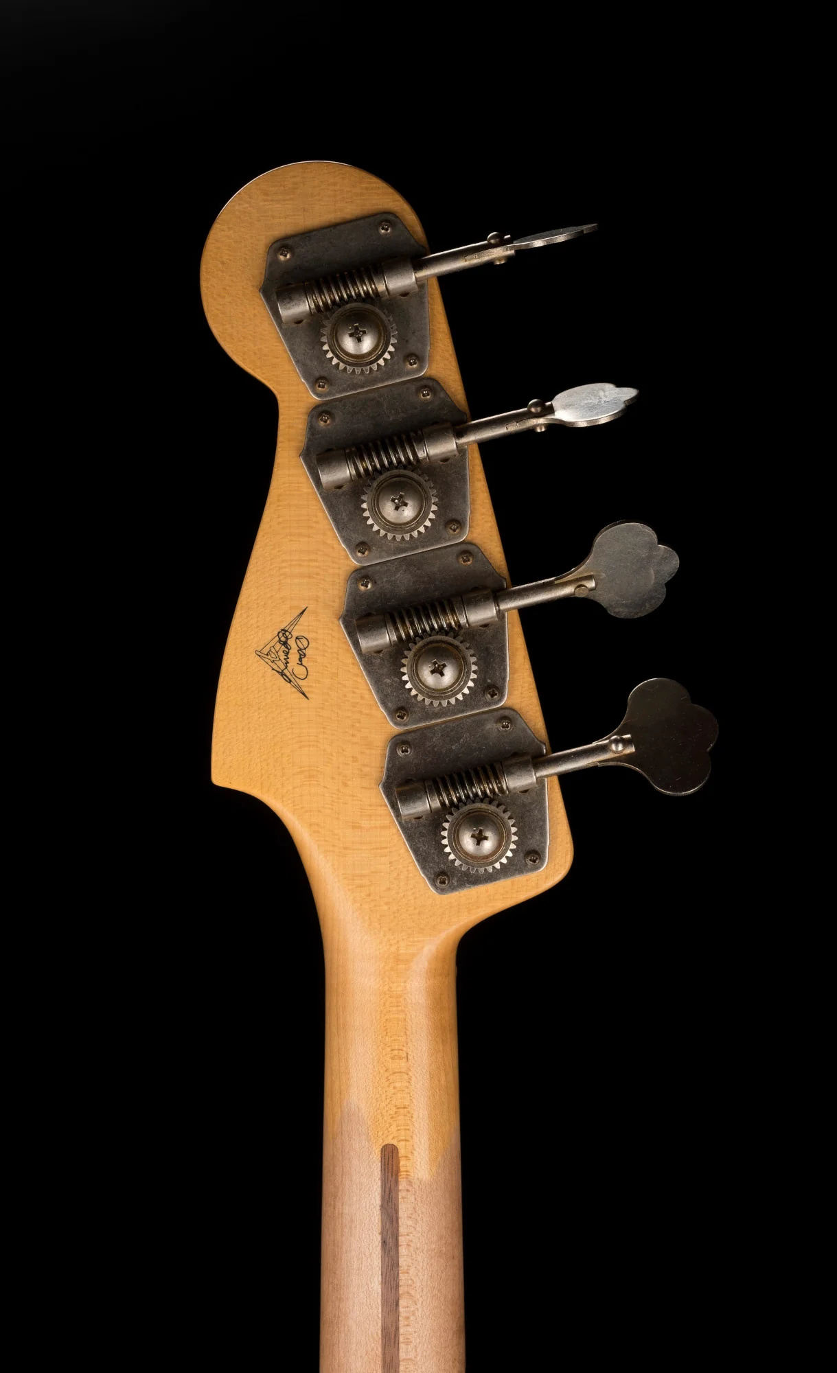 Fender Custom Shop Masterbuilt David Brown 1960 Jazz Bass Journeyman Relic Faded Teal Green Metallic With Case - Image 17