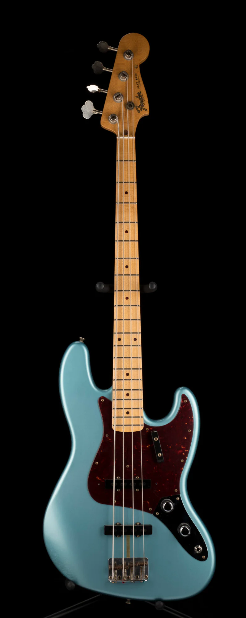 Fender Custom Shop Masterbuilt David Brown 1960 Jazz Bass Journeyman Relic Faded Teal Green Metallic With Case - Image 2