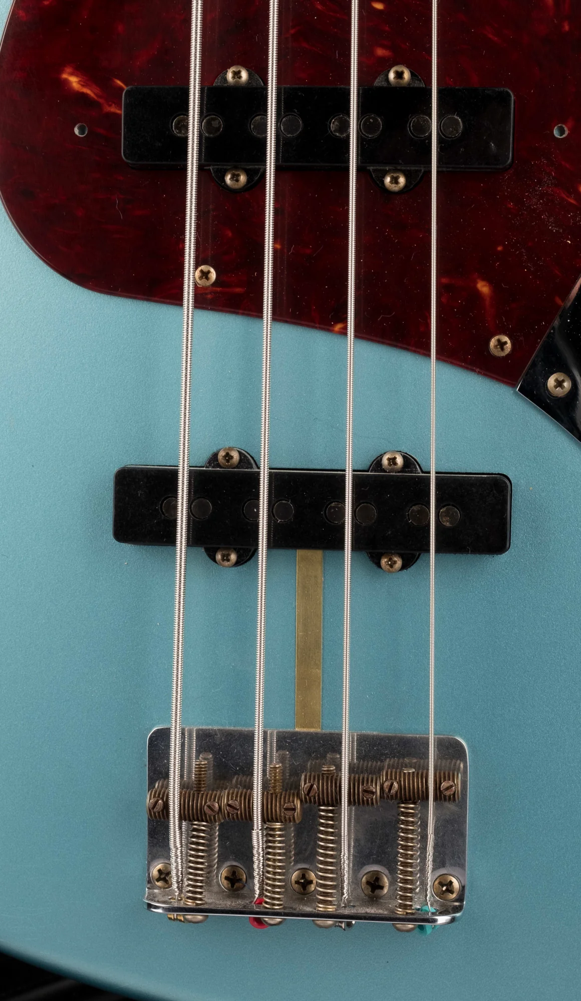 Fender Custom Shop Masterbuilt David Brown 1960 Jazz Bass Journeyman Relic Faded Teal Green Metallic With Case - Image 6