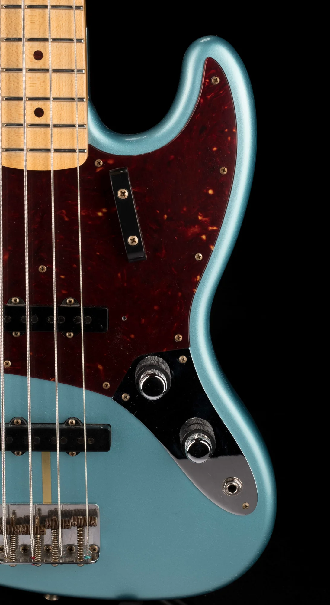 Fender Custom Shop Masterbuilt David Brown 1960 Jazz Bass Journeyman Relic Faded Teal Green Metallic With Case - Image 8