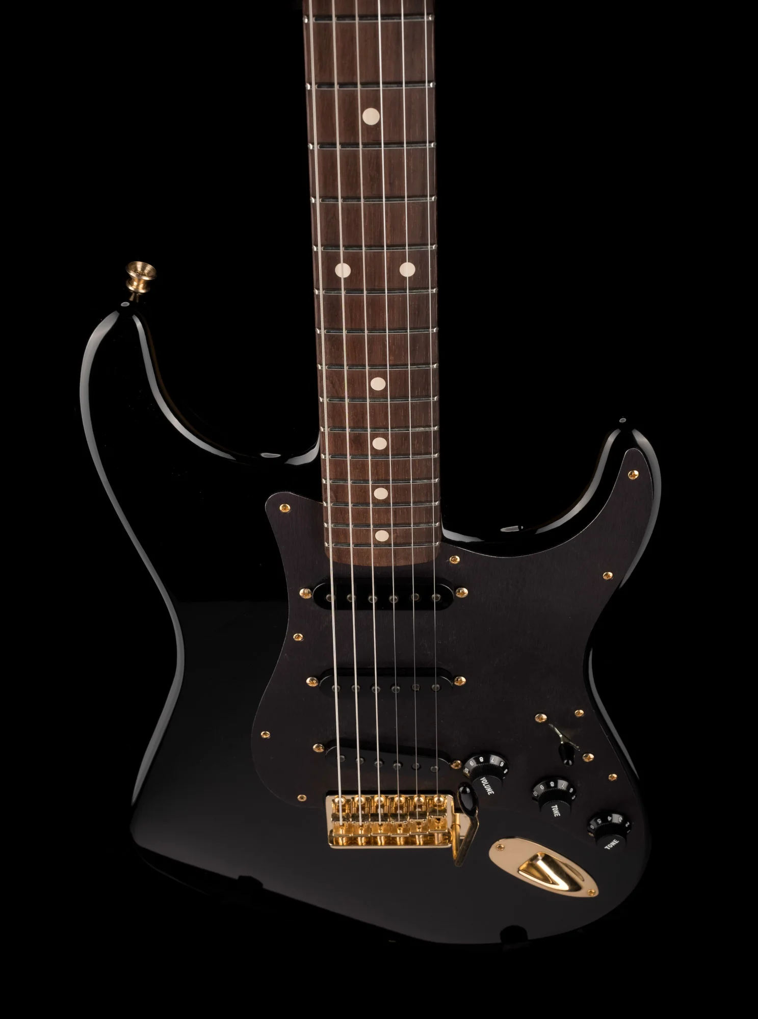 Fender Custom Shop Masterbuilt David Brown 1960 Stratocaster Deluxe Closet Classic Brazilian Rosewood Black With Case - Image 4