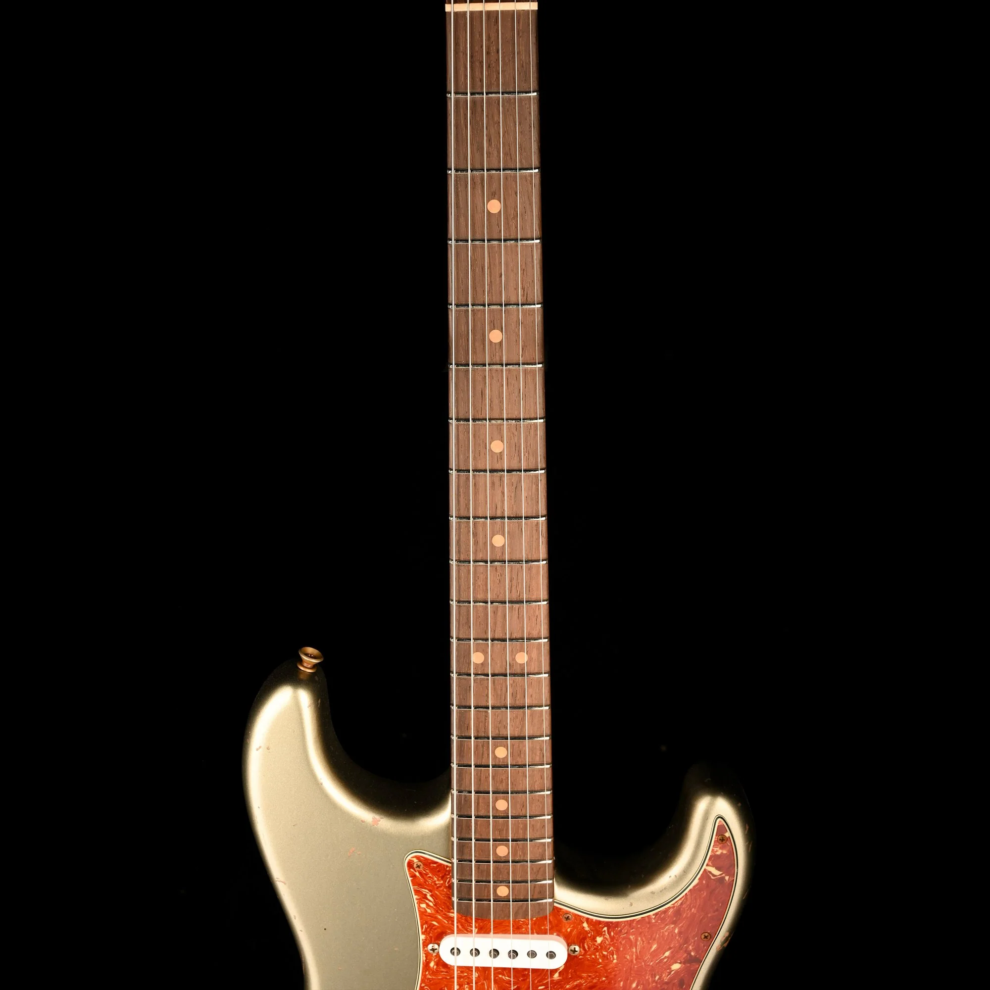 Fender Custom Shop Masterbuilt David Brown 1963 Stratocaster Journeyman Relic Brazilian Rosewood Super Faded Sage Green Metallic - Image 11