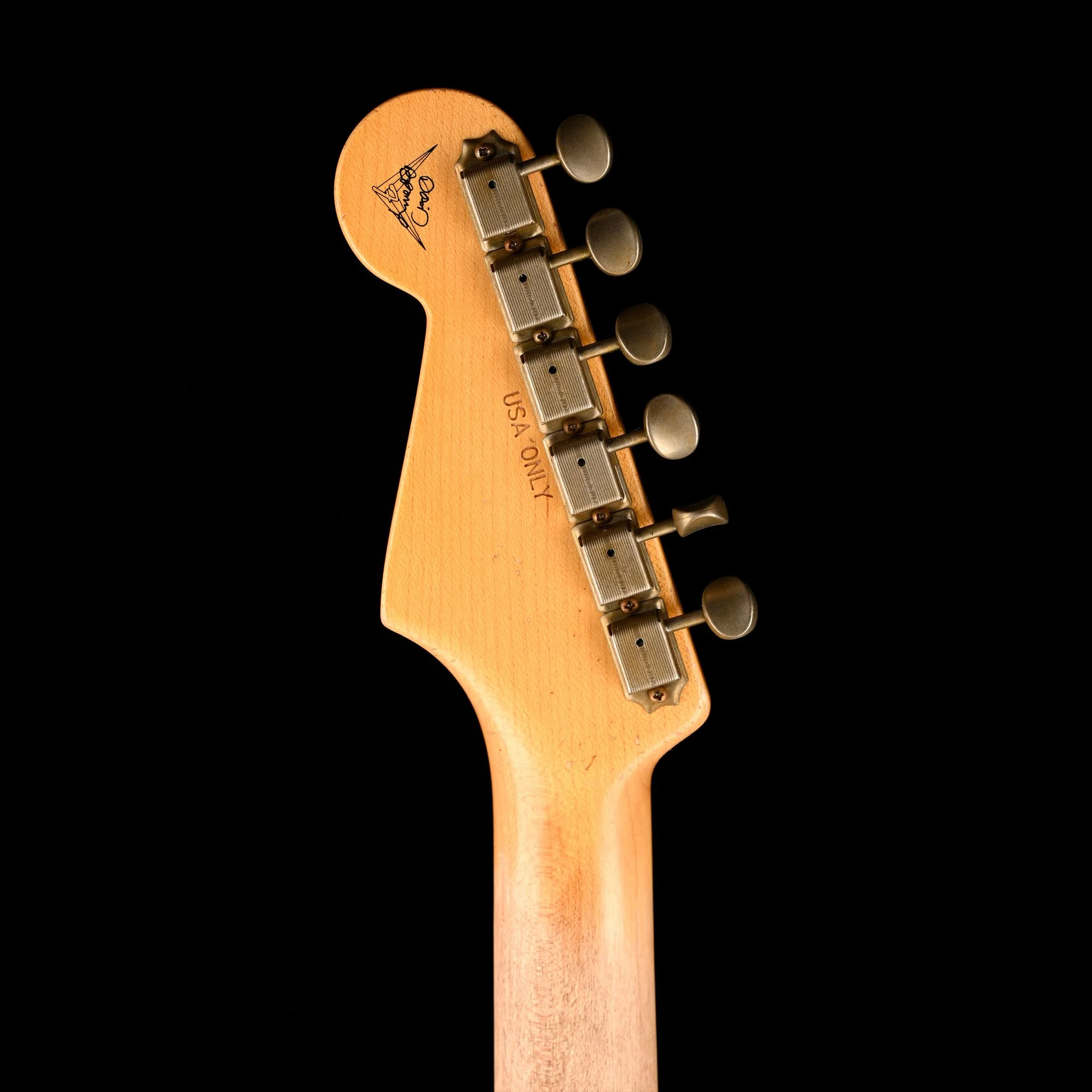 Fender Custom Shop Masterbuilt David Brown 1963 Stratocaster Journeyman Relic Brazilian Rosewood Super Faded Sage Green Metallic - Image 17
