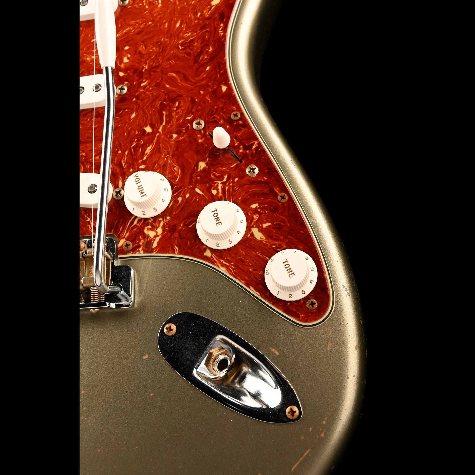 Fender Custom Shop Masterbuilt David Brown 1963 Stratocaster Journeyman Relic Brazilian Rosewood Super Faded Sage Green Metallic - Image 8