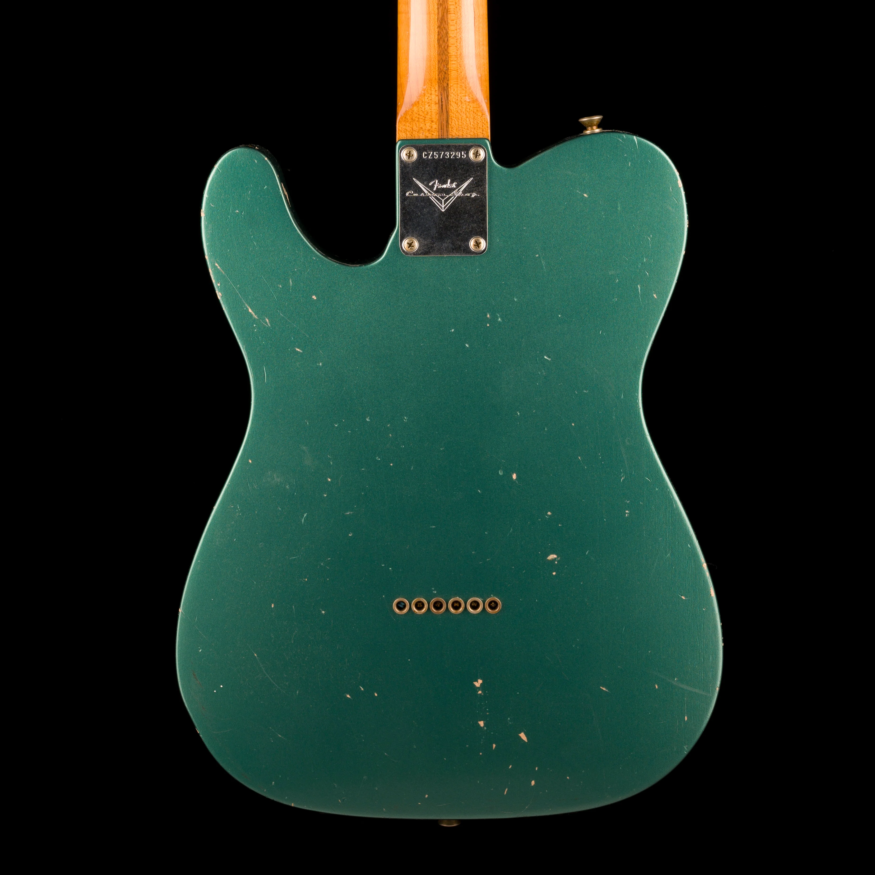 Fender Custom Shop Masterbuilt Dennis Galuszka Subsonic Telecaster Journeyman Relic Sherwood Green Metallic - Image 12