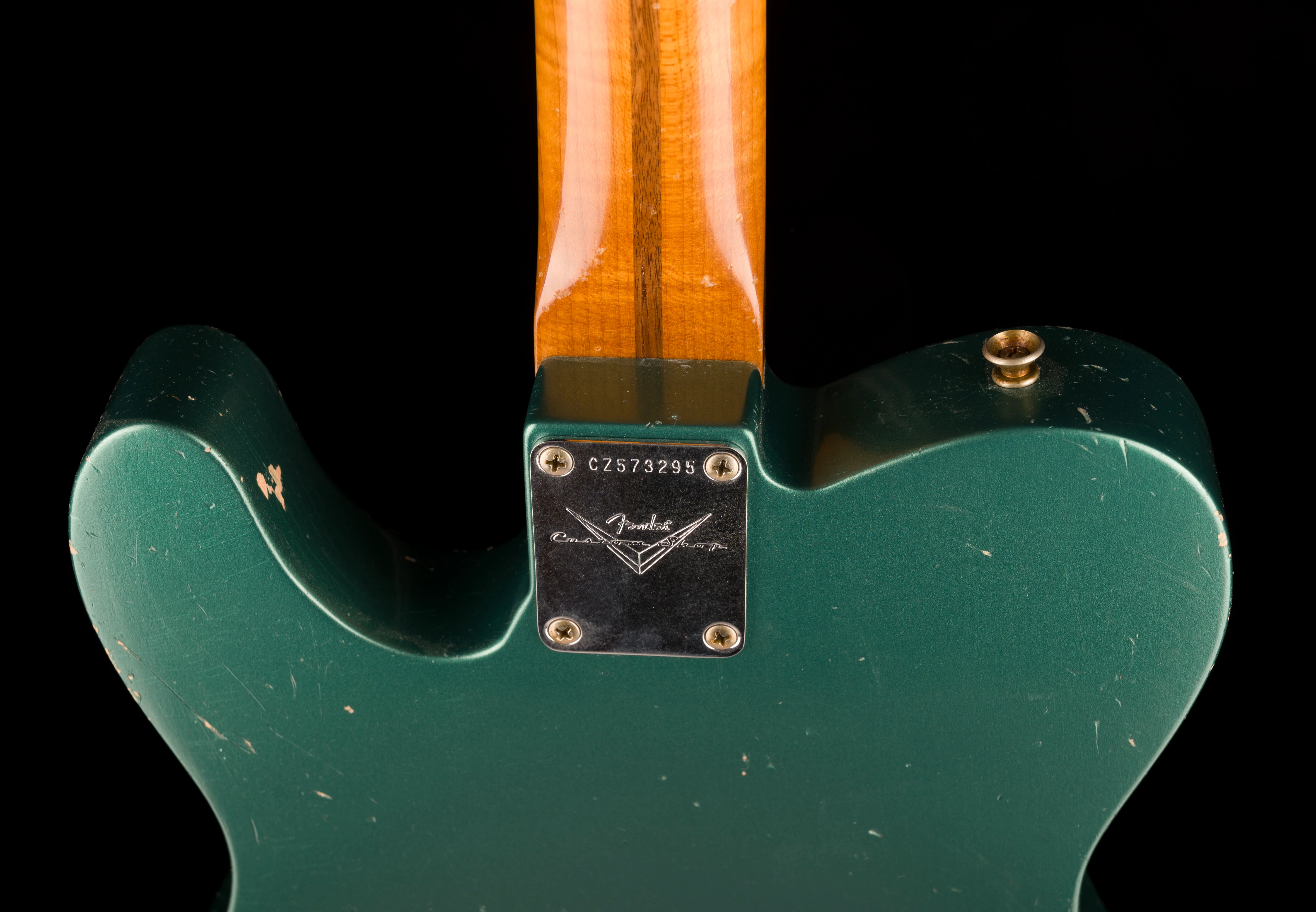 Fender Custom Shop Masterbuilt Dennis Galuszka Subsonic Telecaster Journeyman Relic Sherwood Green Metallic - Image 14
