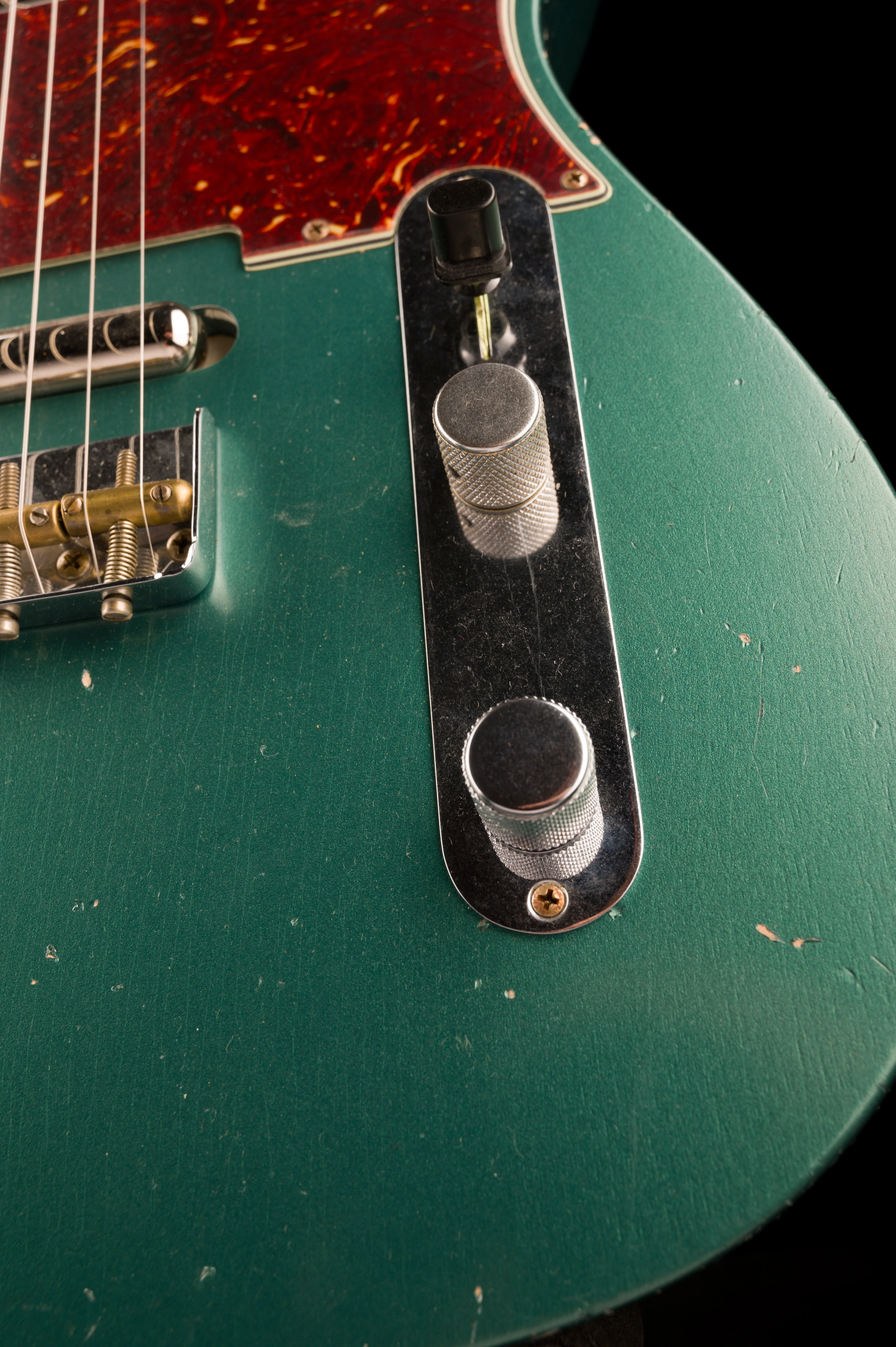 Fender Custom Shop Masterbuilt Dennis Galuszka Subsonic Telecaster Journeyman Relic Sherwood Green Metallic - Image 8