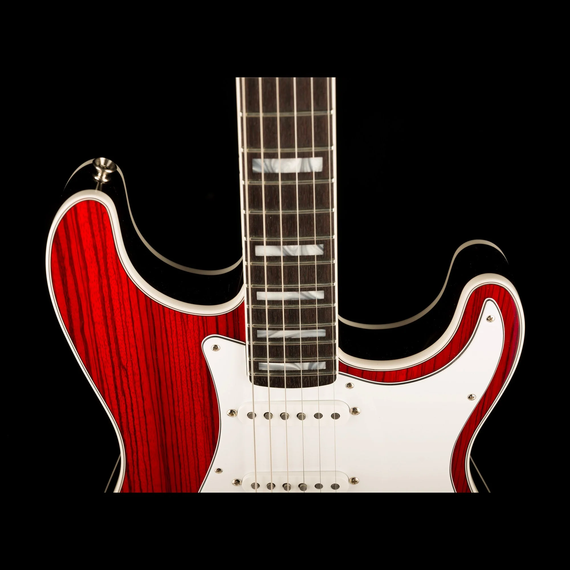 Fender Custom Shop Masterbuilt Dennis Galuszka Zebrawood 1966 Stratocaster NOS Red Stain - Image 3