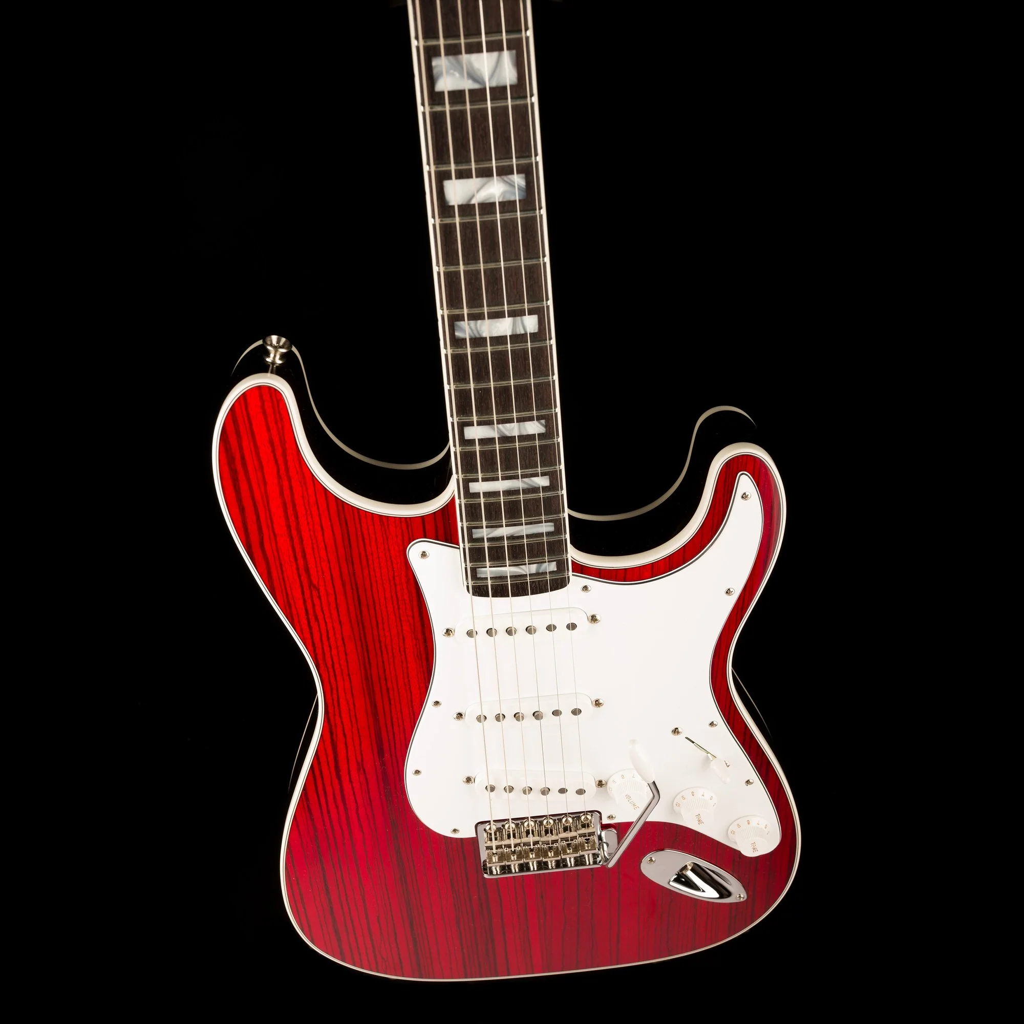 Fender Custom Shop Masterbuilt Dennis Galuszka Zebrawood 1966 Stratocaster NOS Red Stain - Image 4
