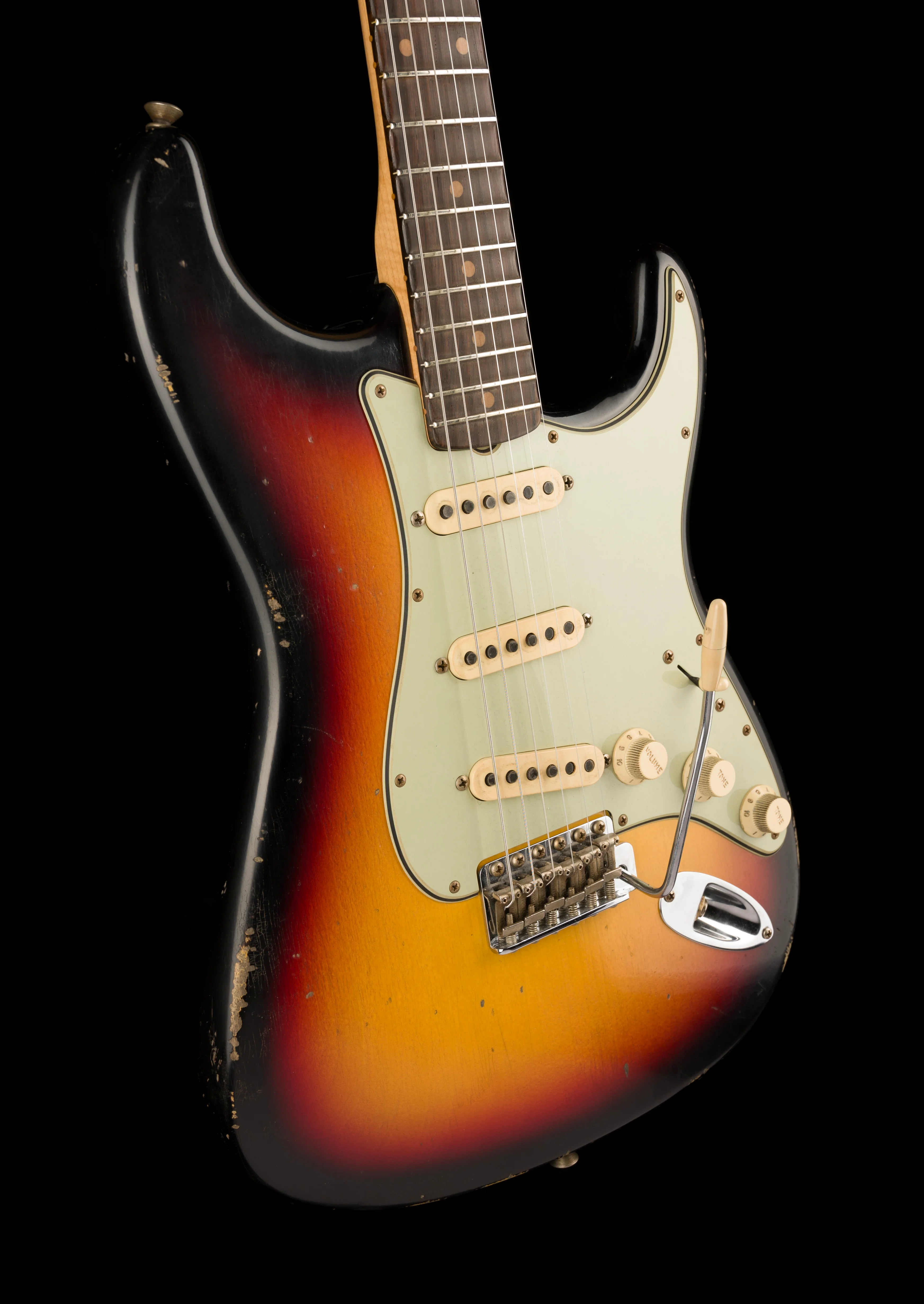 Fender Custom Shop Masterbuilt Jason Smith 1959 Stratocaster Journeyman Relic Brazilian Rosewood 3-Tone Sunburst - Image 10