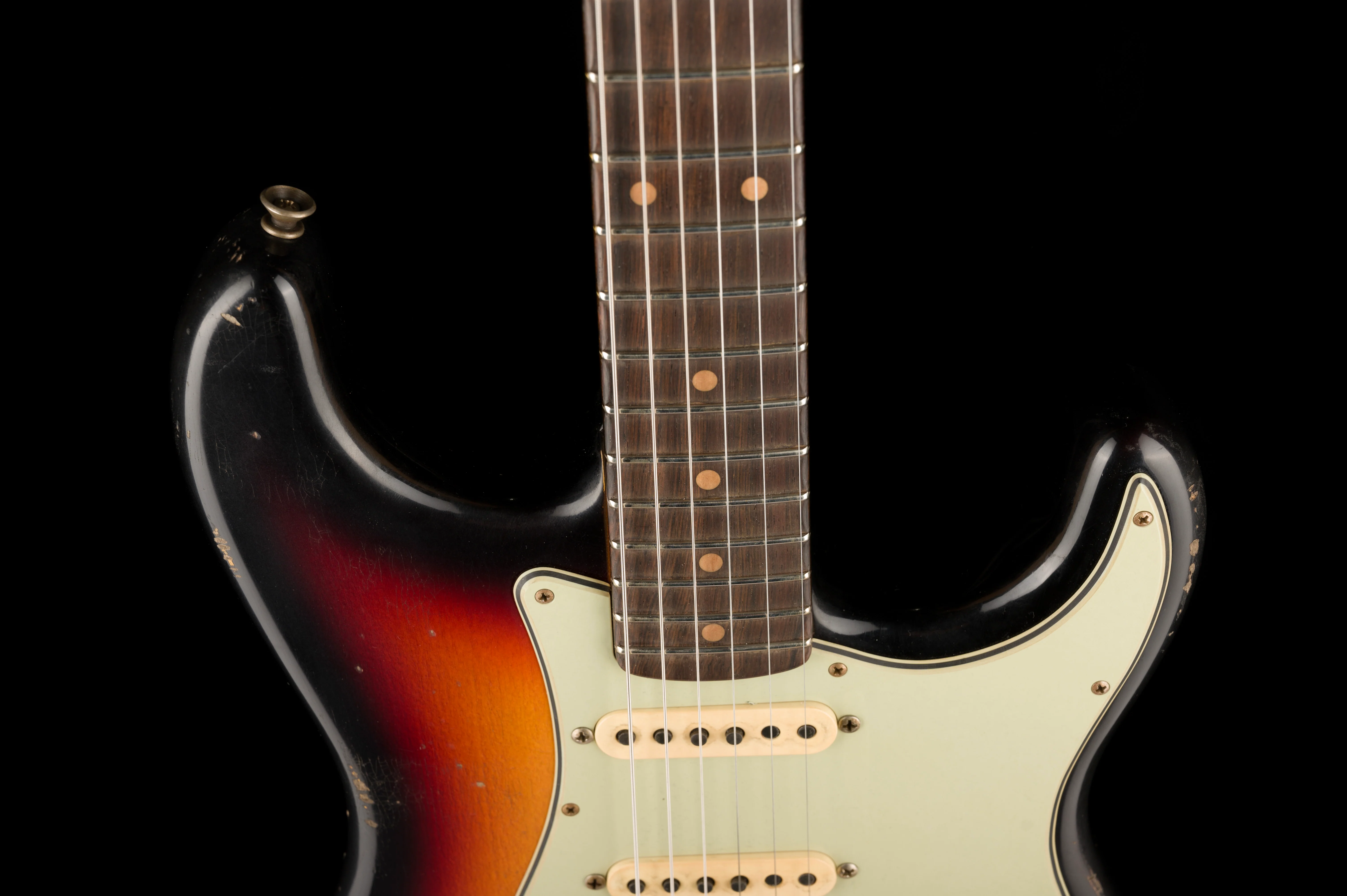 Fender Custom Shop Masterbuilt Jason Smith 1959 Stratocaster Journeyman Relic Brazilian Rosewood 3-Tone Sunburst - Image 3