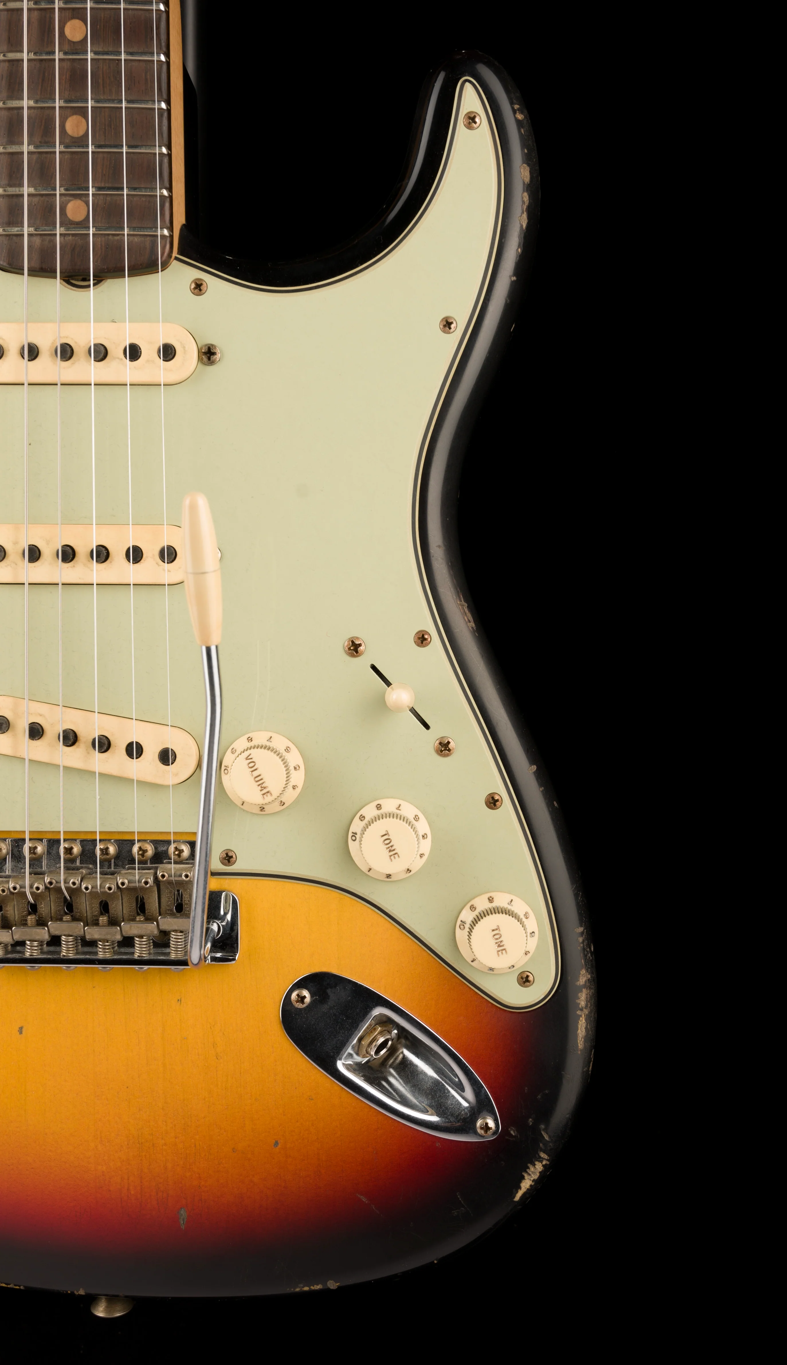 Fender Custom Shop Masterbuilt Jason Smith 1959 Stratocaster Journeyman Relic Brazilian Rosewood 3-Tone Sunburst - Image 9